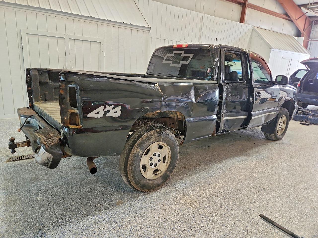 2005 Chevrolet Silverado K1500 Black vin: 1GCEK19B35E240163