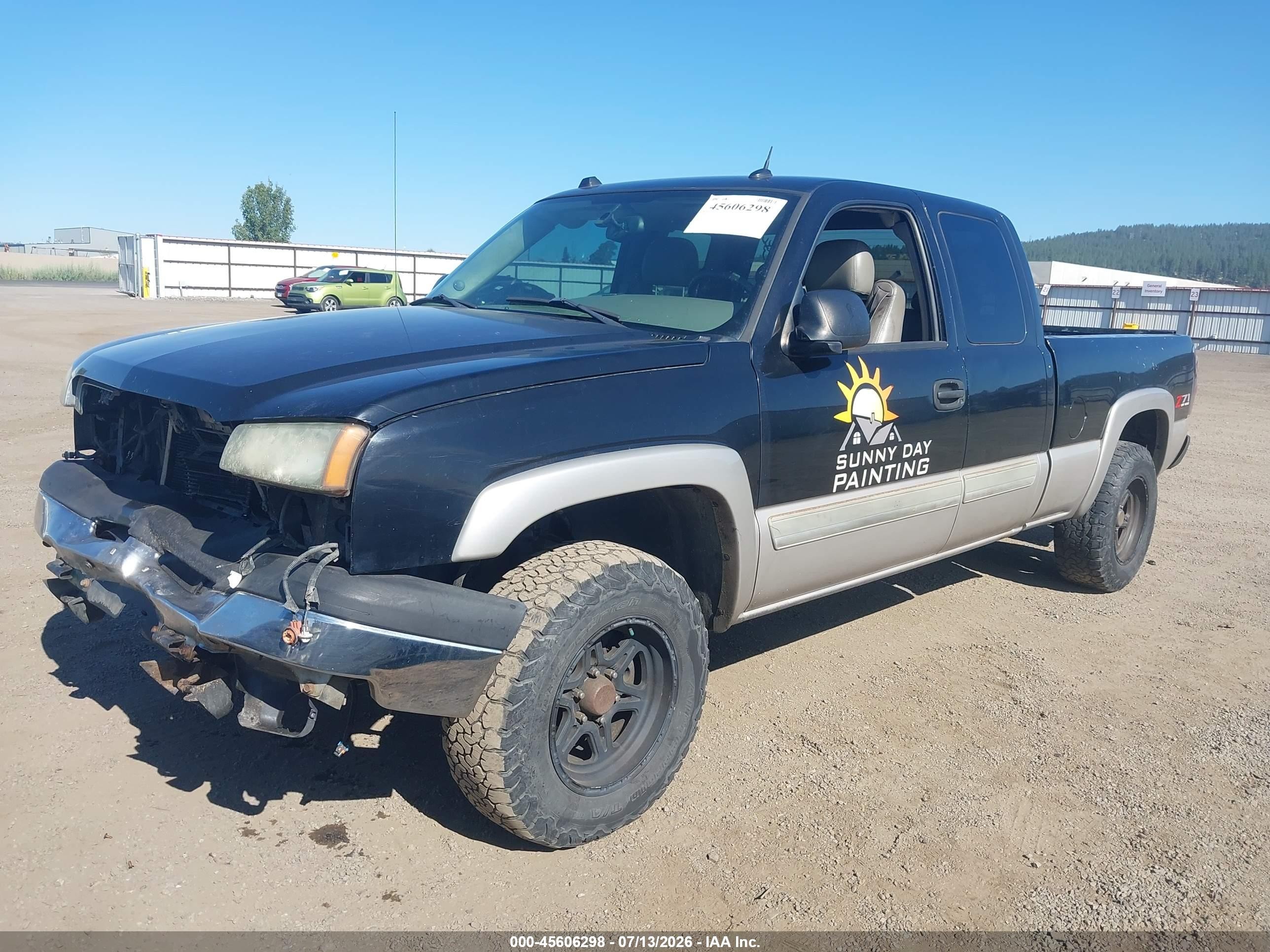 2005 Chevrolet Silverado 1500 Z71 Черный vin: 1GCEK19B35Z127130