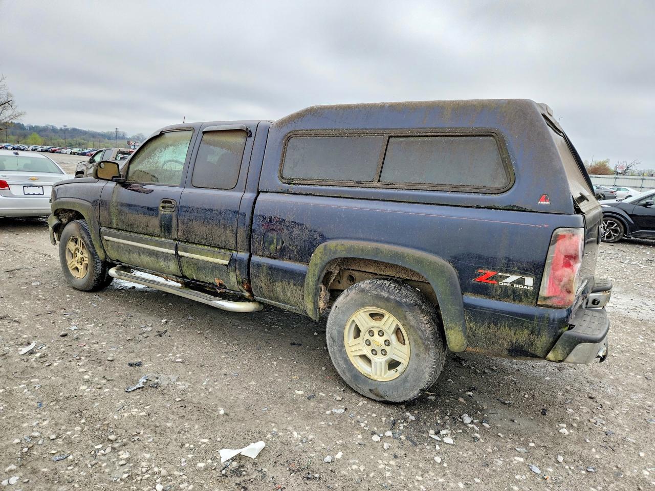 2005 Chevrolet Silverado K1500 Blue vin: 1GCEK19B45E149354