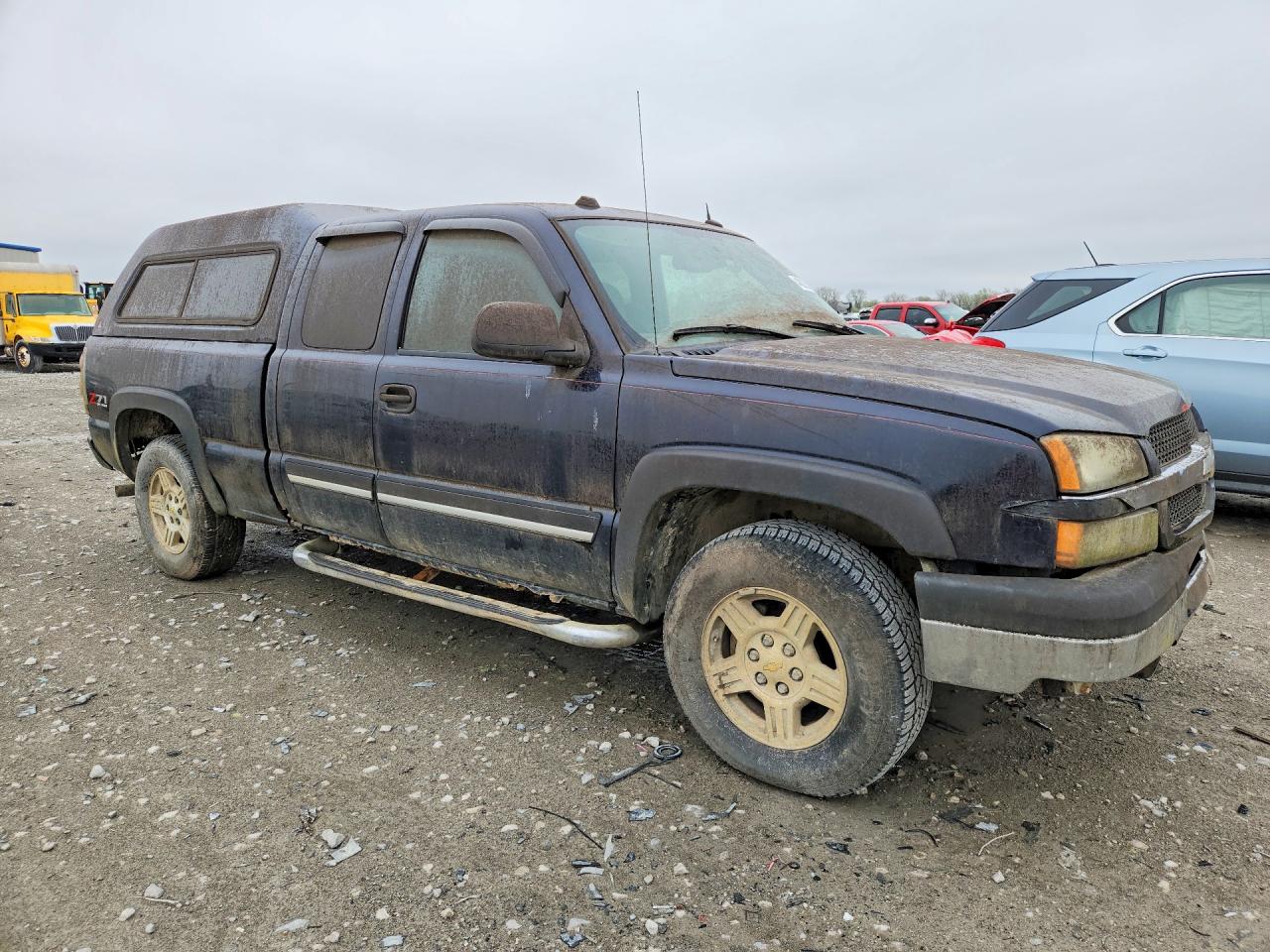 2005 Chevrolet Silverado K1500 Blue vin: 1GCEK19B45E149354
