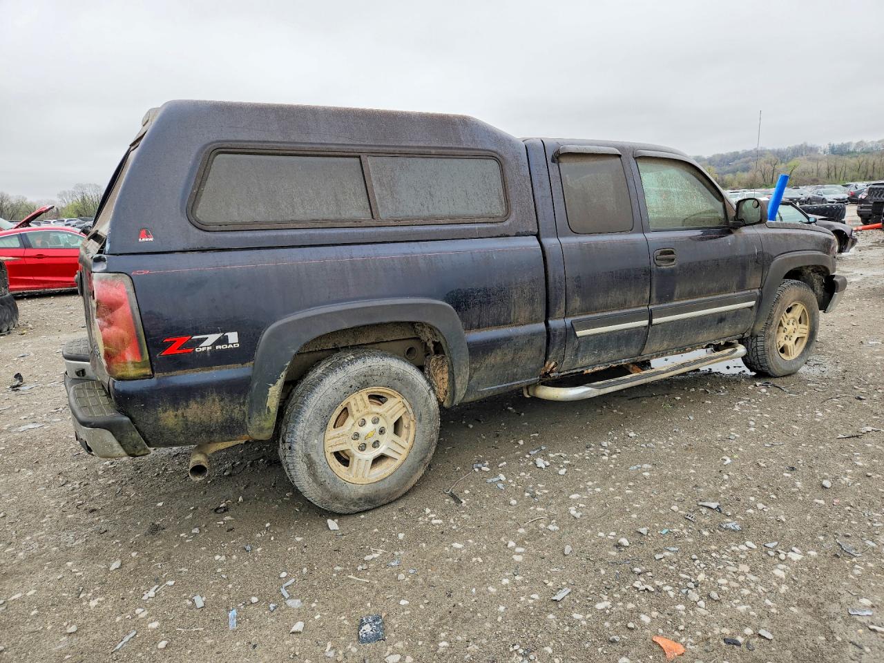 2005 Chevrolet Silverado K1500 Blue vin: 1GCEK19B45E149354