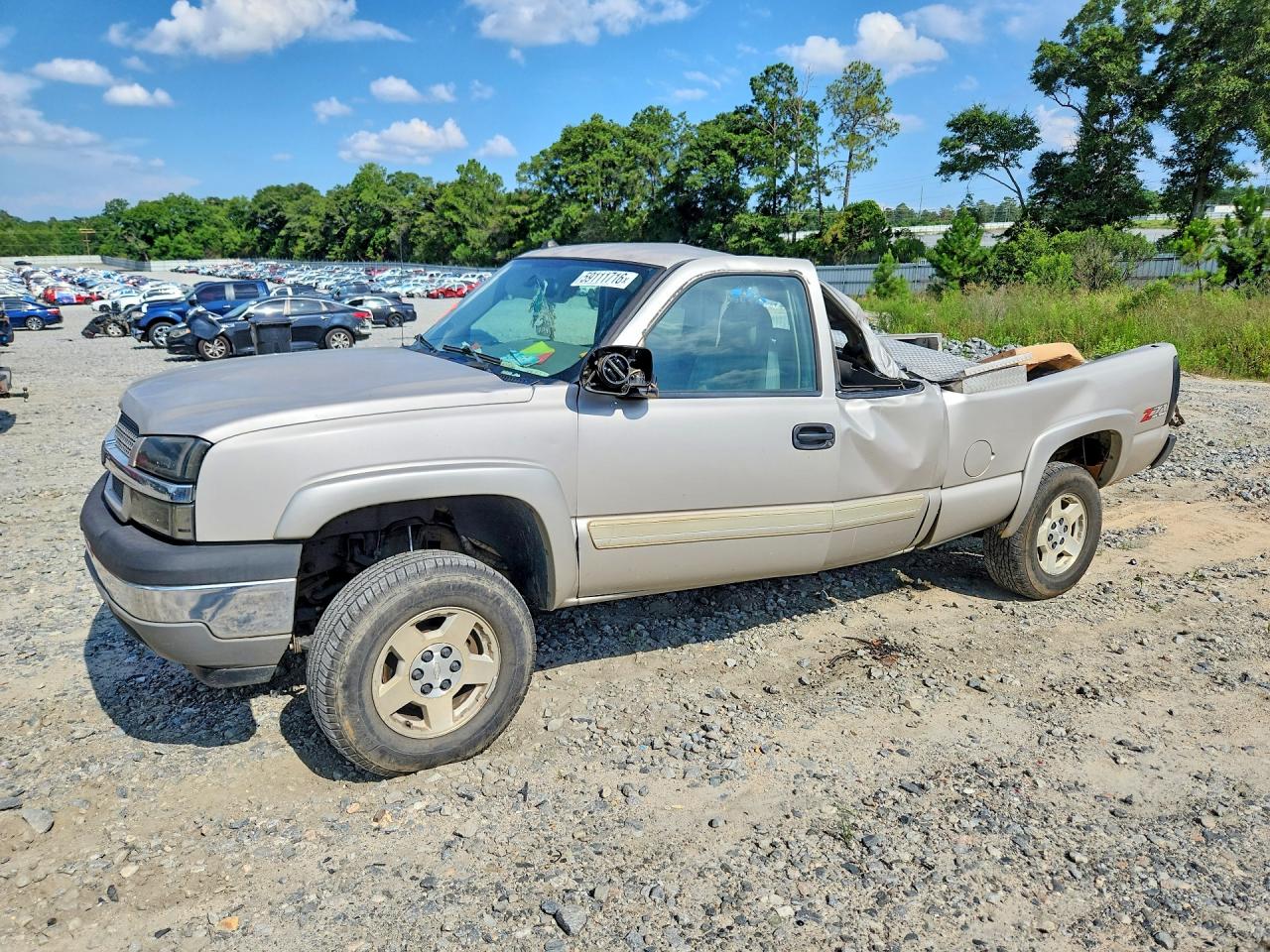 2005 Chevrolet Silverado K1500 Silver vin: 1GCEK19B45E210184