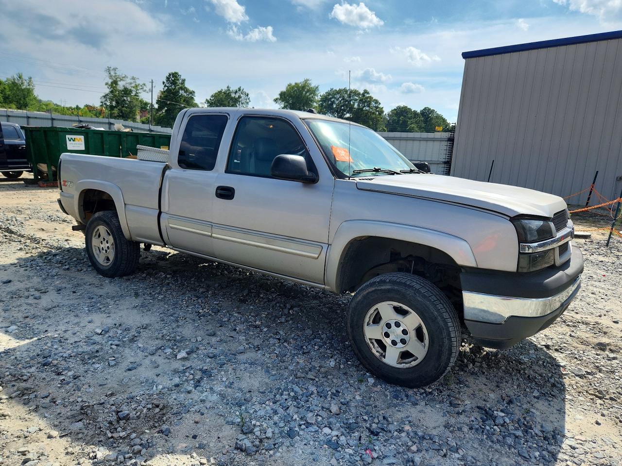 2005 Chevrolet Silverado K1500 Silver vin: 1GCEK19B45E210184