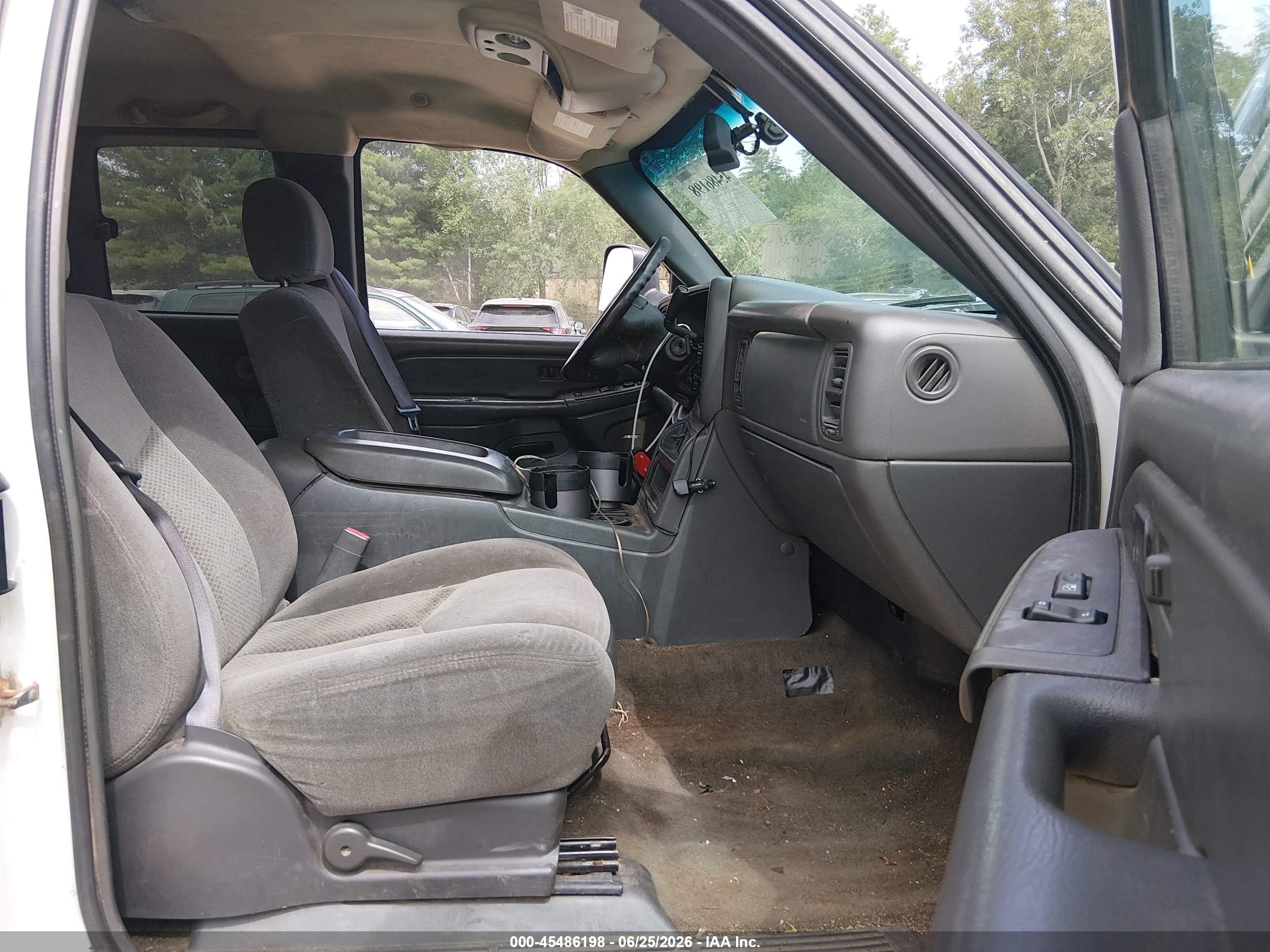 2006 Chevrolet Silverado 1500 Lt3 White vin: 1GCEK19B46E188141