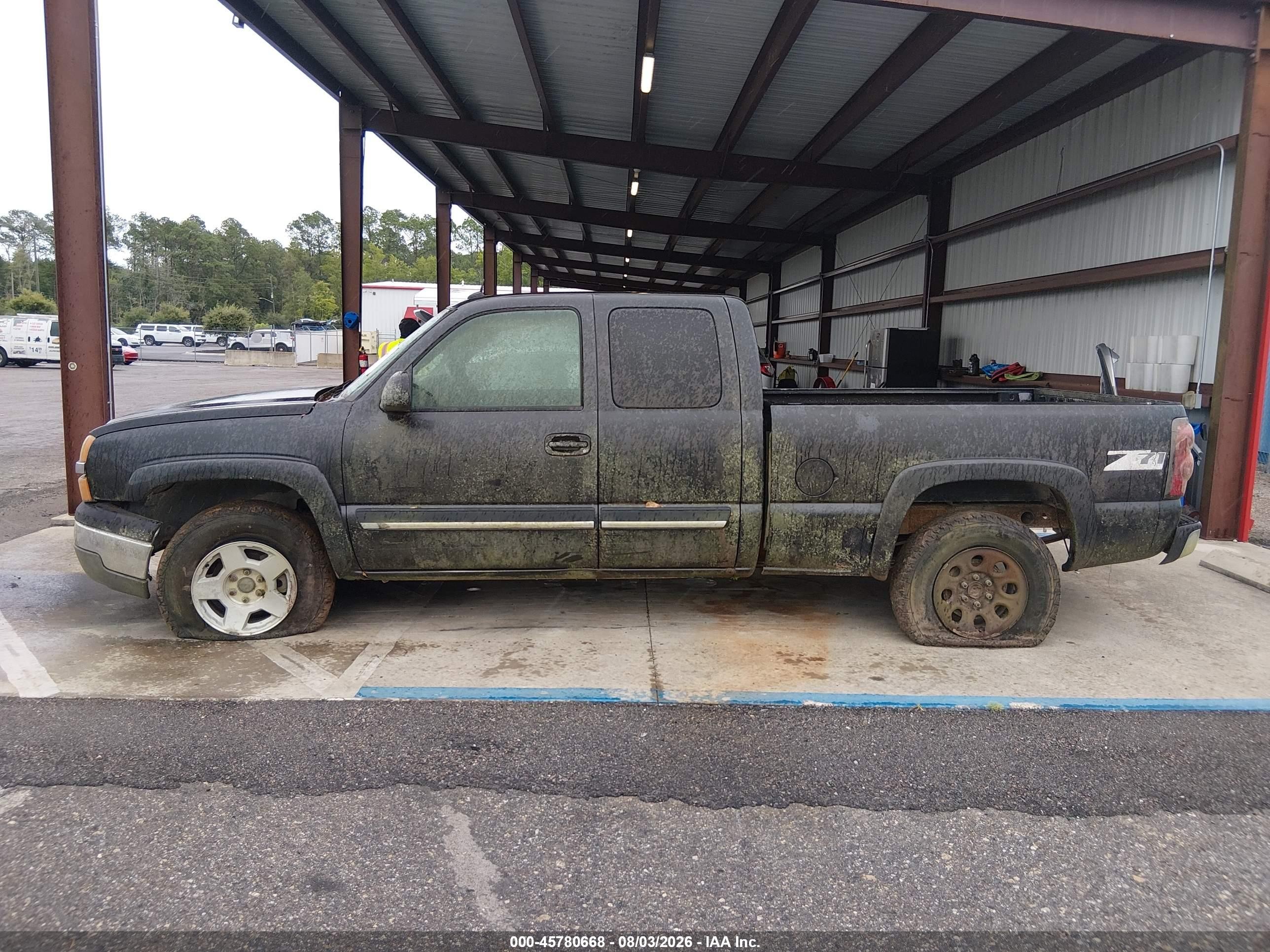 2005 Chevrolet Silverado 1500 Z71 Black vin: 1GCEK19B55E119411