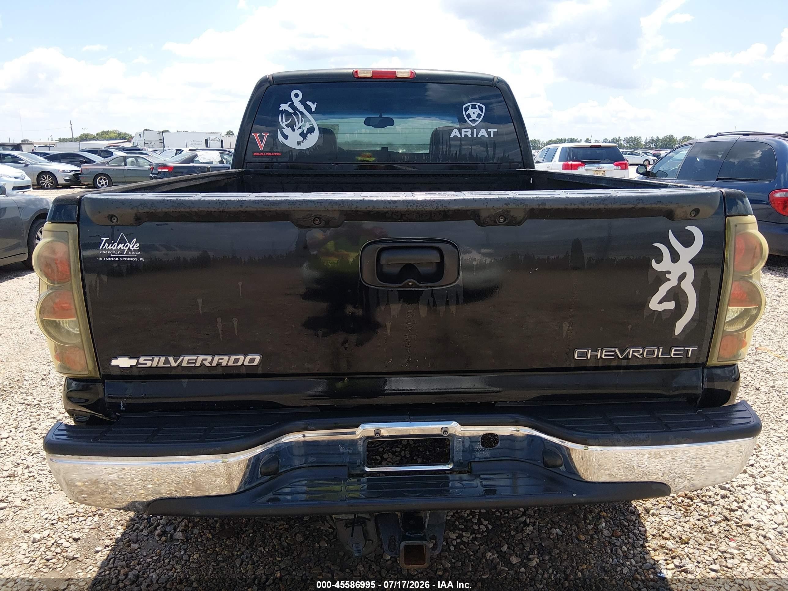 2005 Chevrolet Silverado 1500 Lt Black vin: 1GCEK19B55E187062