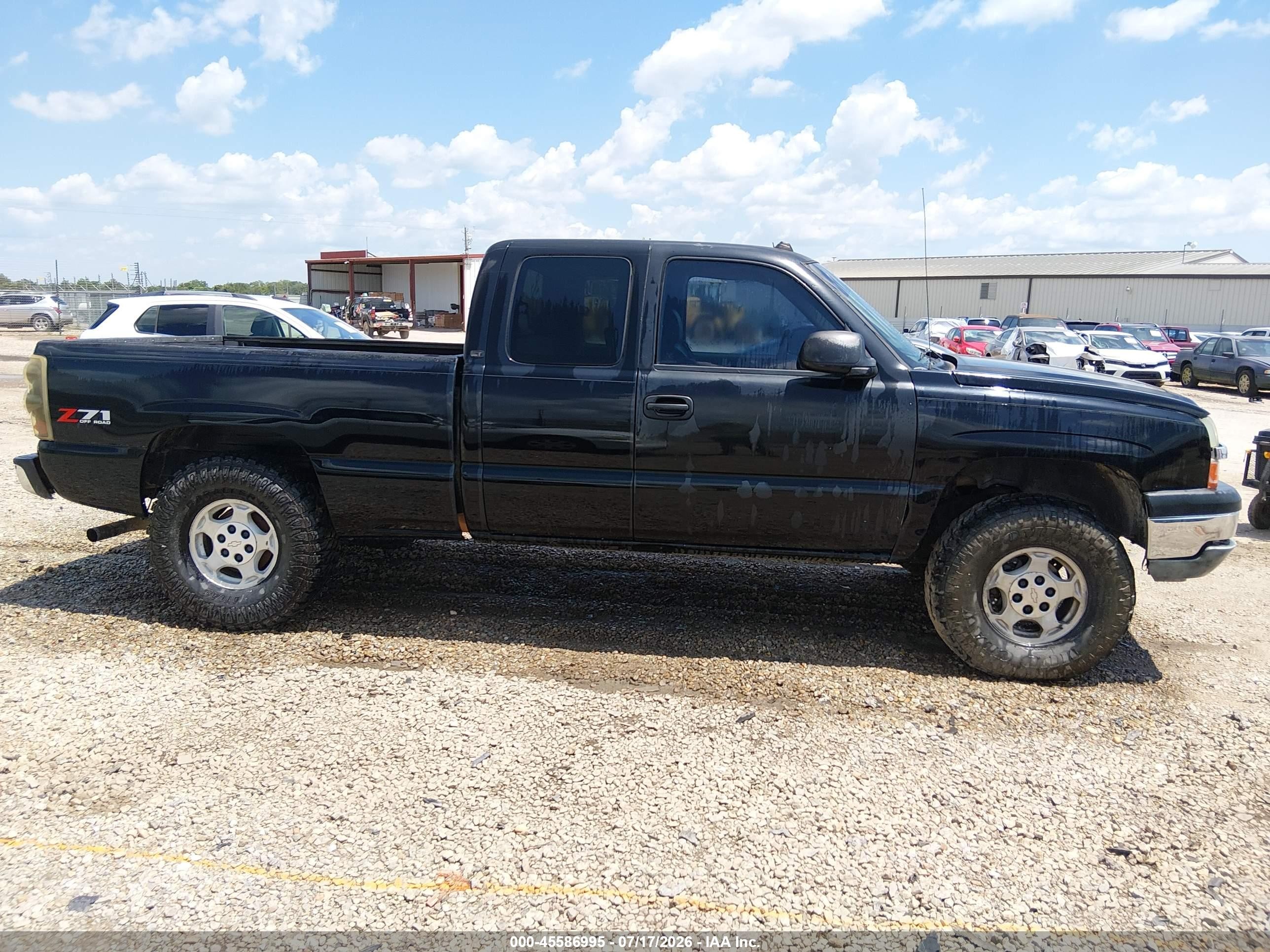 2005 Chevrolet Silverado 1500 Lt Black vin: 1GCEK19B55E187062