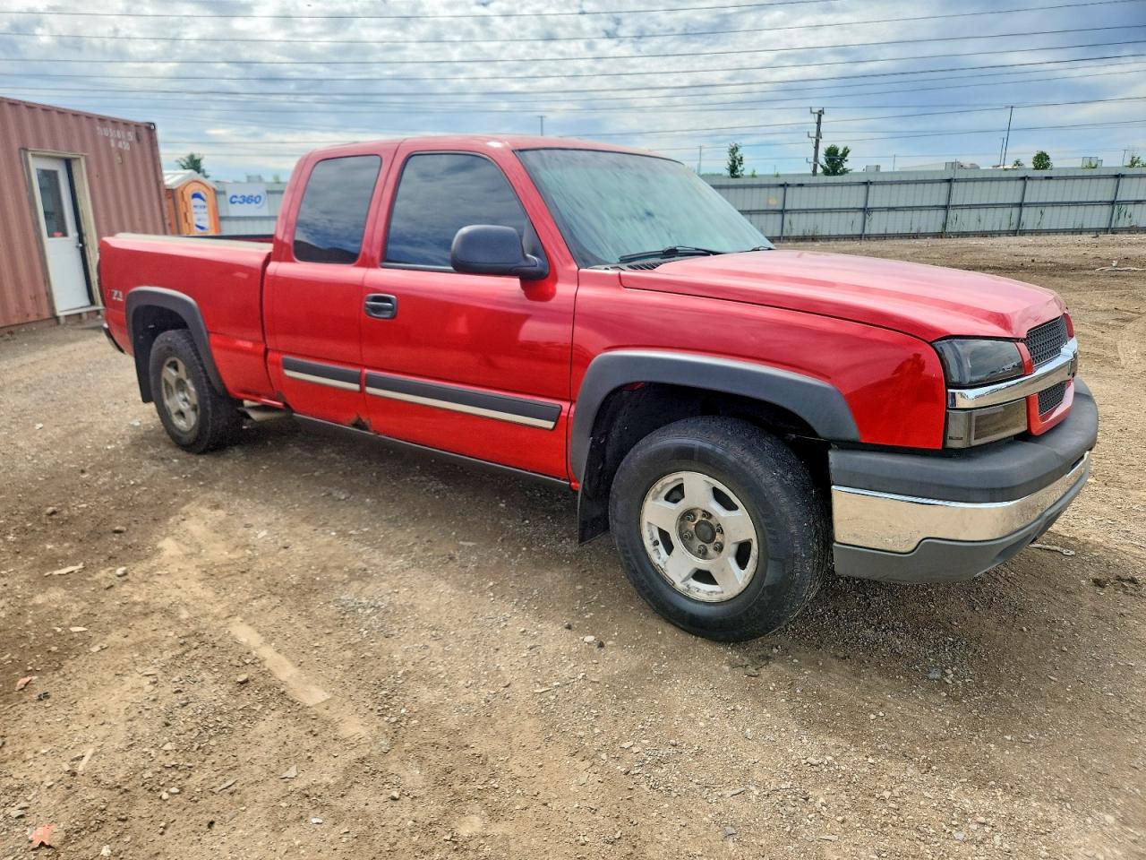 2005 Chevrolet Silverado K1500 Red vin: 1GCEK19B55Z107297
