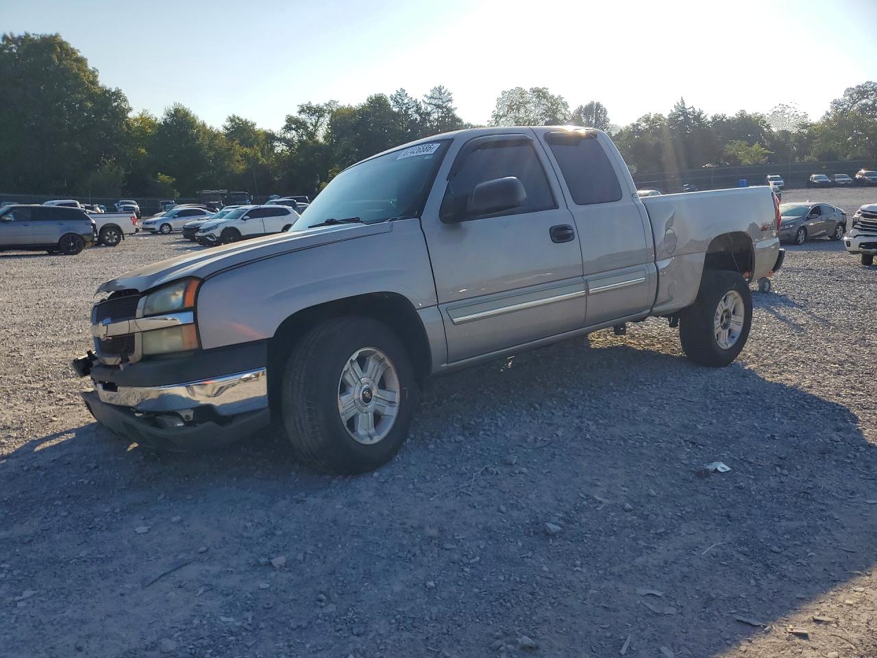 2005 Chevrolet Silverado K1500 Beige vin: 1GCEK19B55Z342010