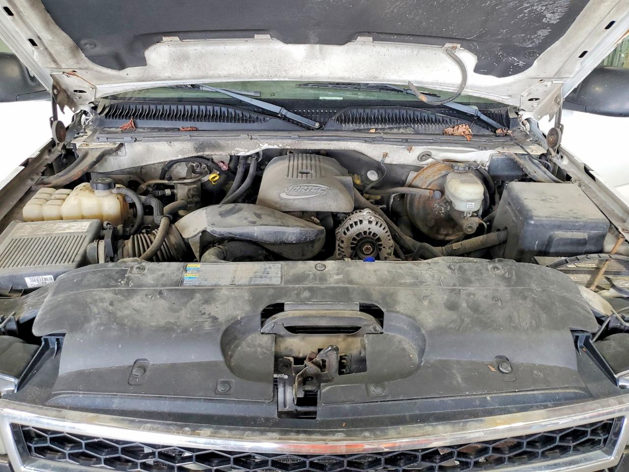 2006 Chevrolet Silverado K1500 White vin: 1GCEK19B56E168626