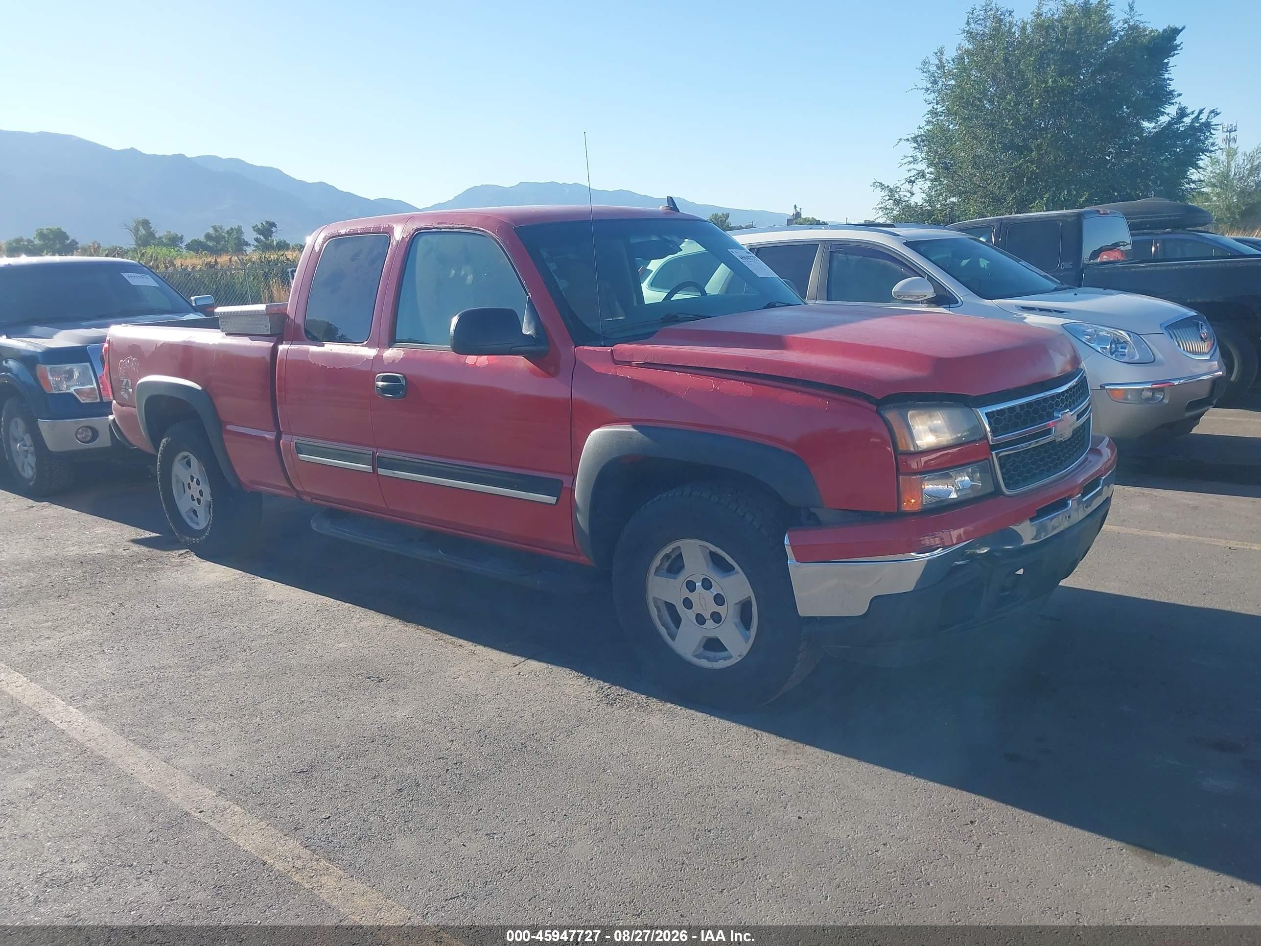 2006 Chevrolet Silverado 1500 Lt2 Red vin: 1GCEK19B56Z199724
