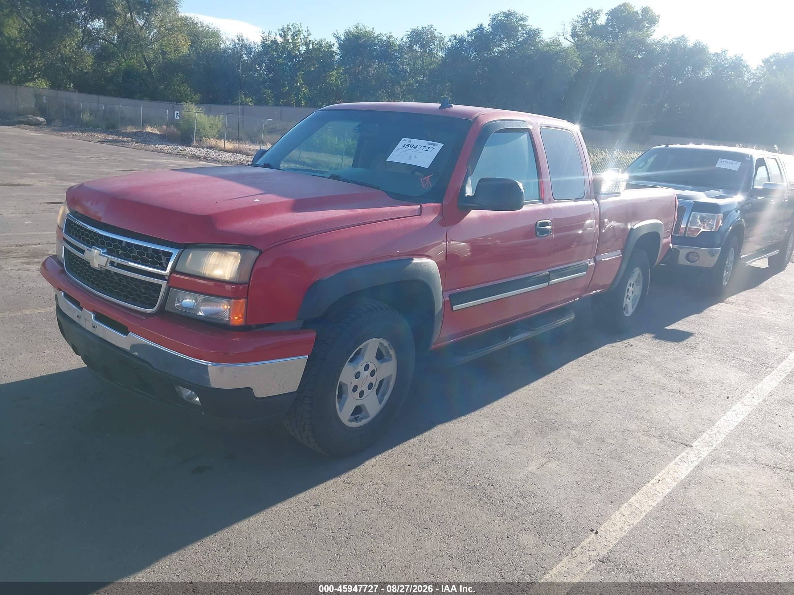 2006 Chevrolet Silverado 1500 Lt2 Red vin: 1GCEK19B56Z199724