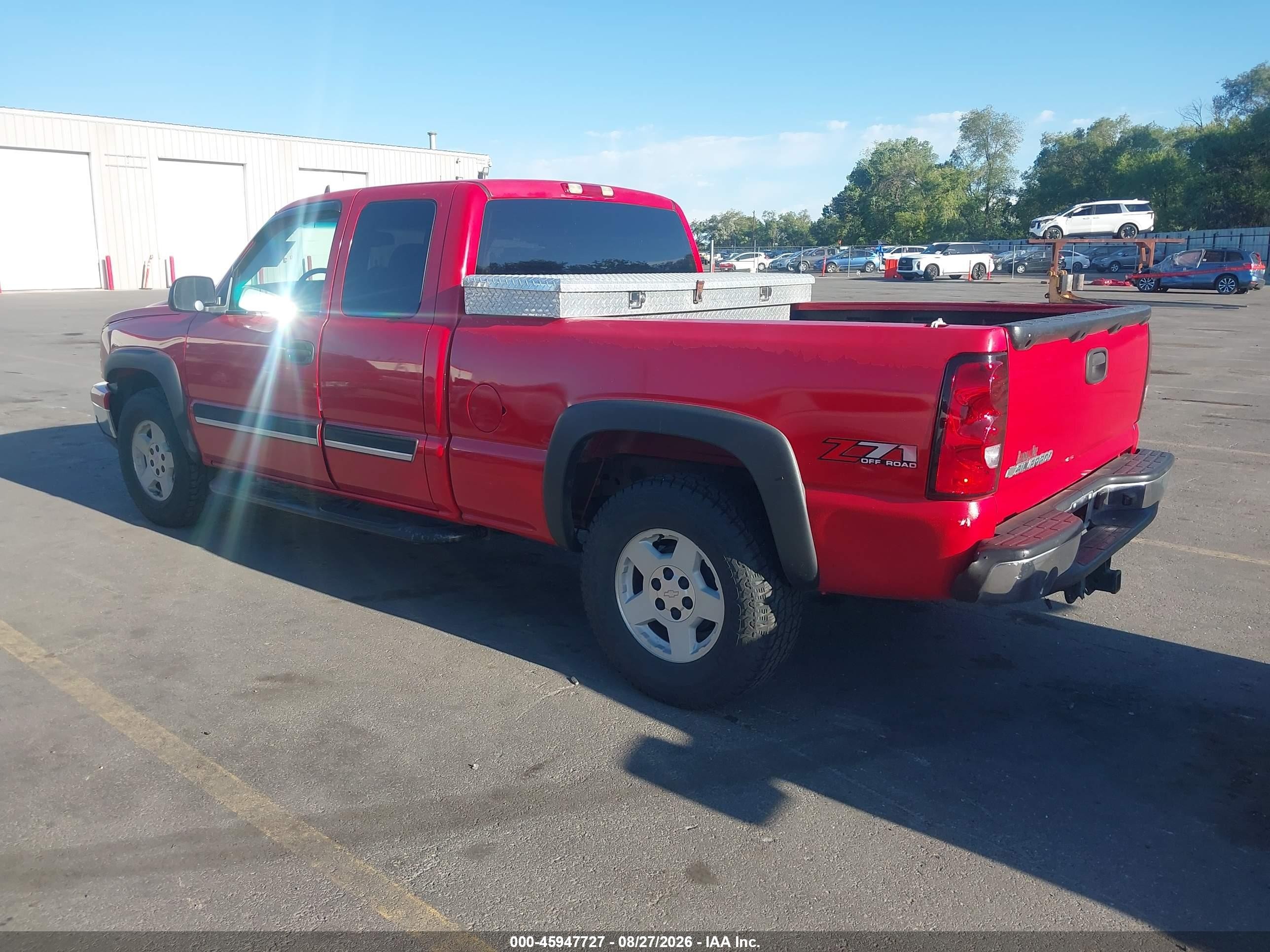 2006 Chevrolet Silverado 1500 Lt2 Red vin: 1GCEK19B56Z199724