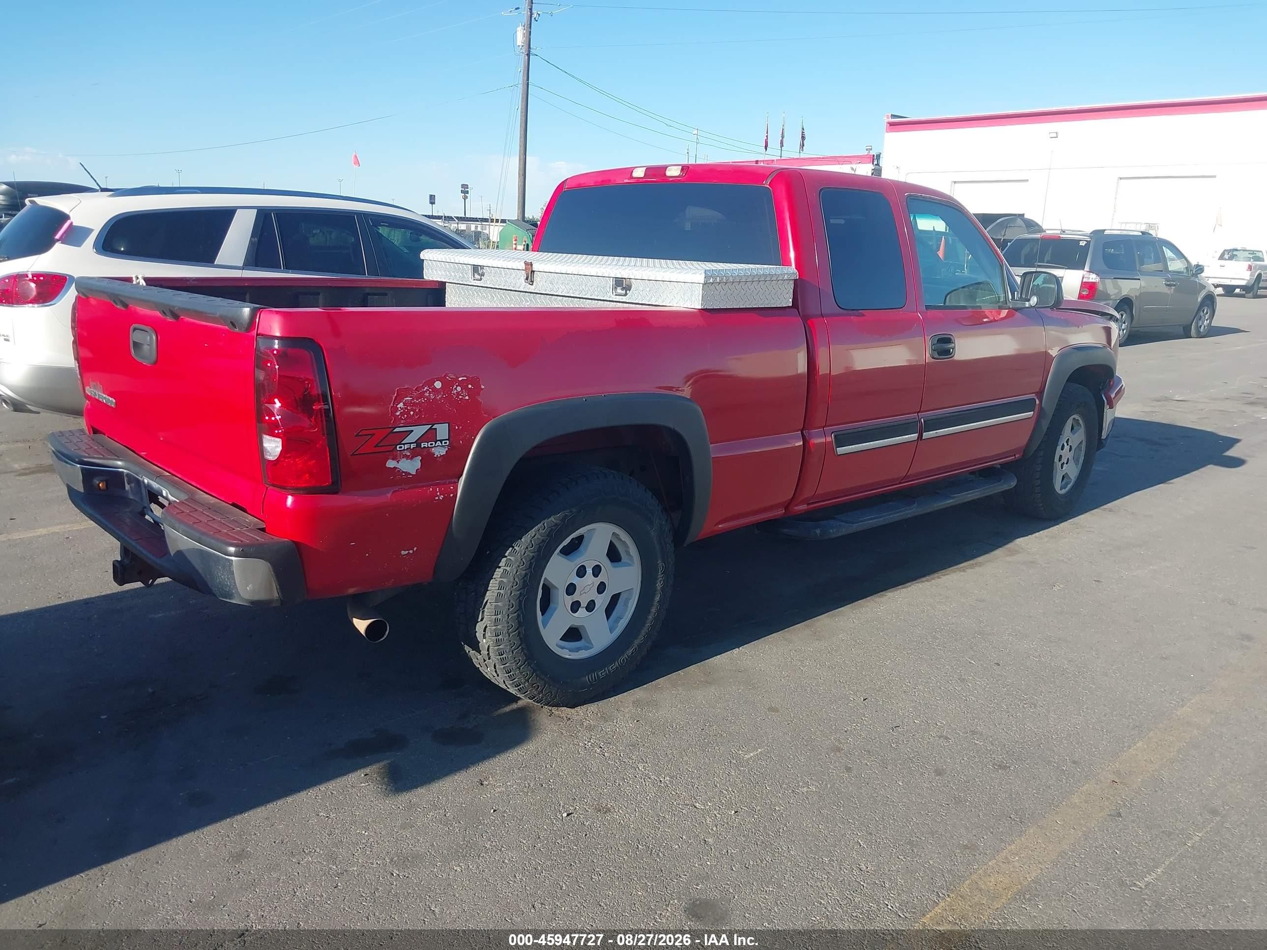 2006 Chevrolet Silverado 1500 Lt2 Red vin: 1GCEK19B56Z199724