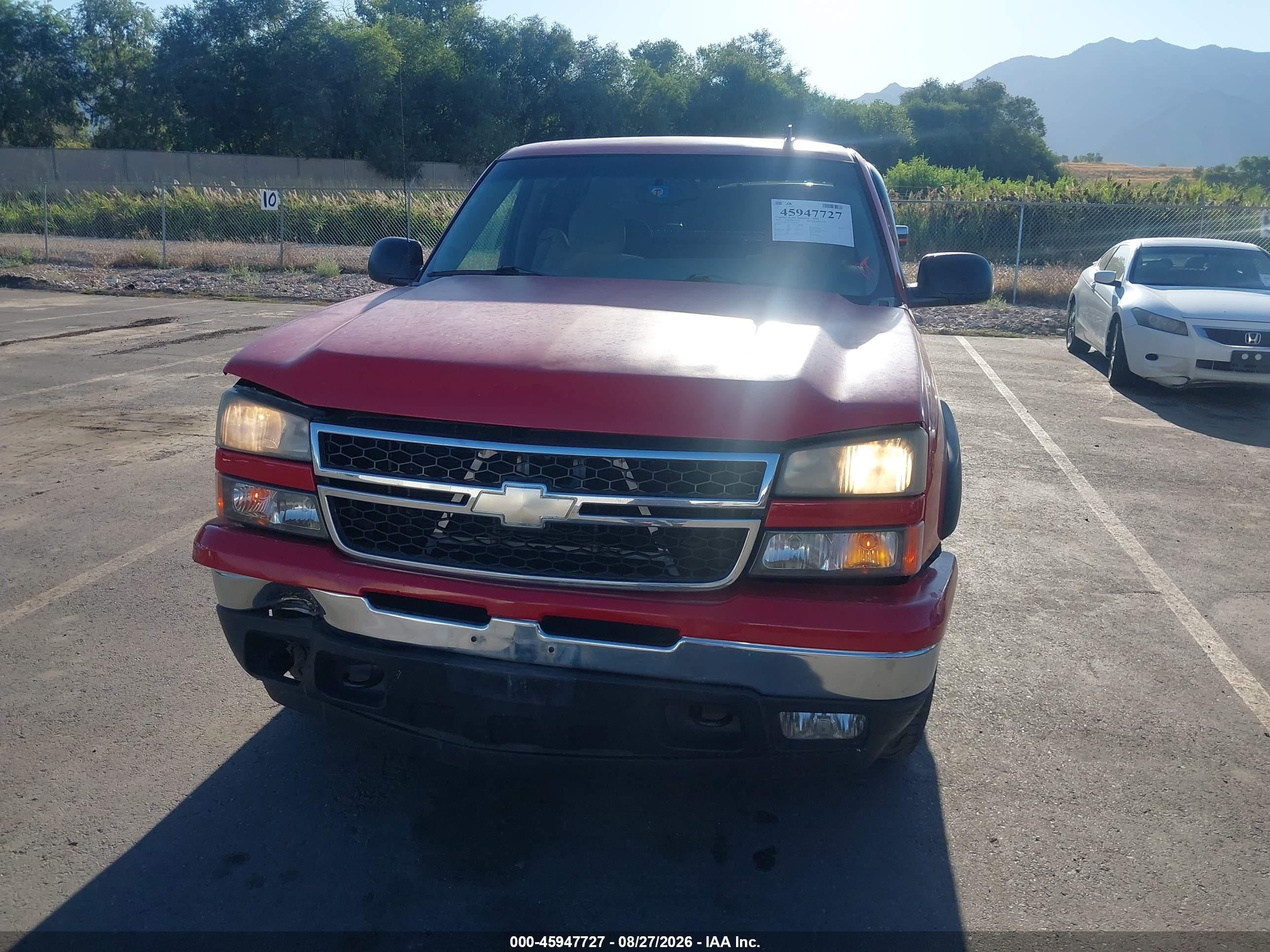 2006 Chevrolet Silverado 1500 Lt2 Red vin: 1GCEK19B56Z199724