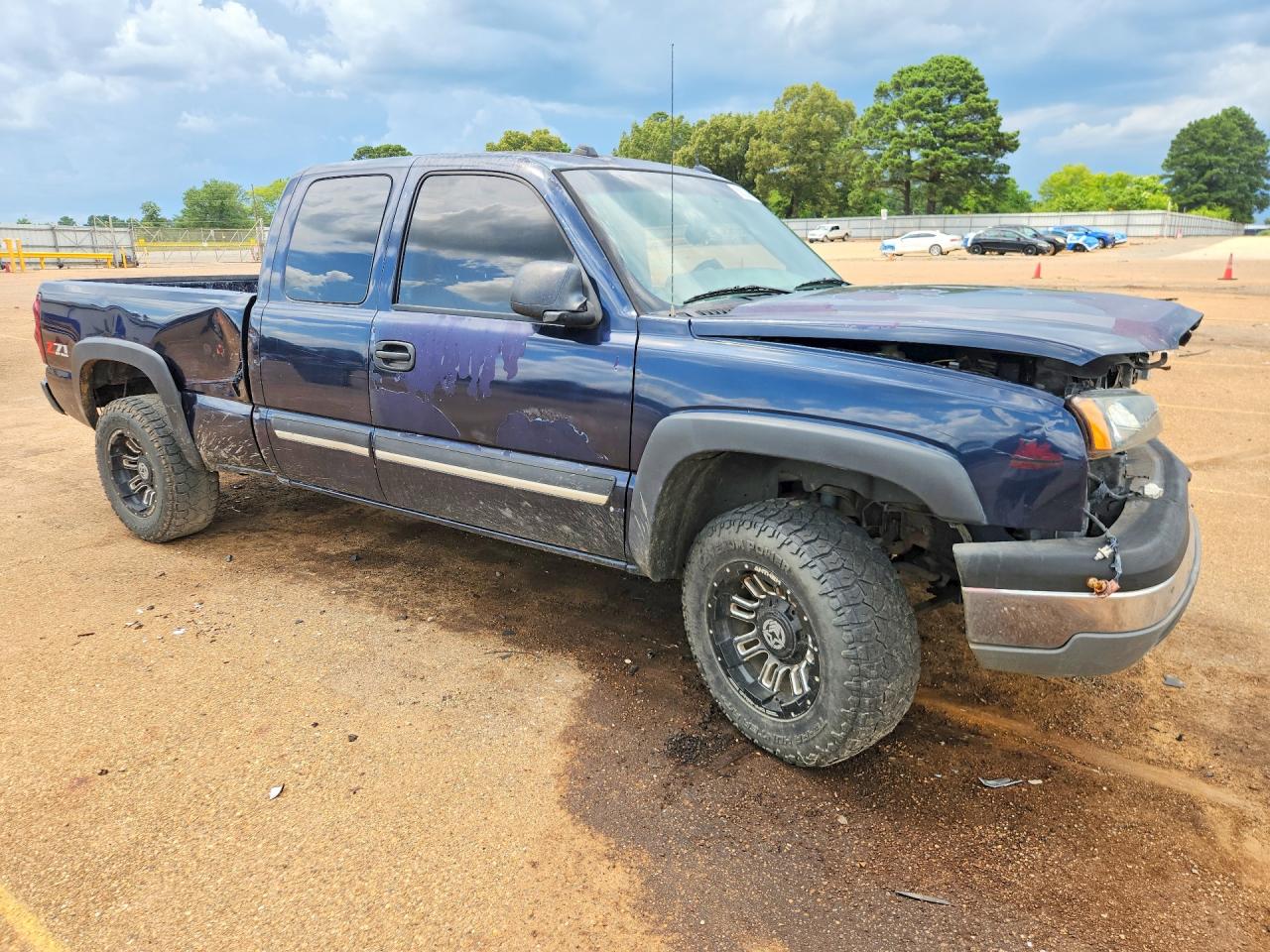 2005 Chevrolet Silverado K1500 Blue vin: 1GCEK19B65E149789