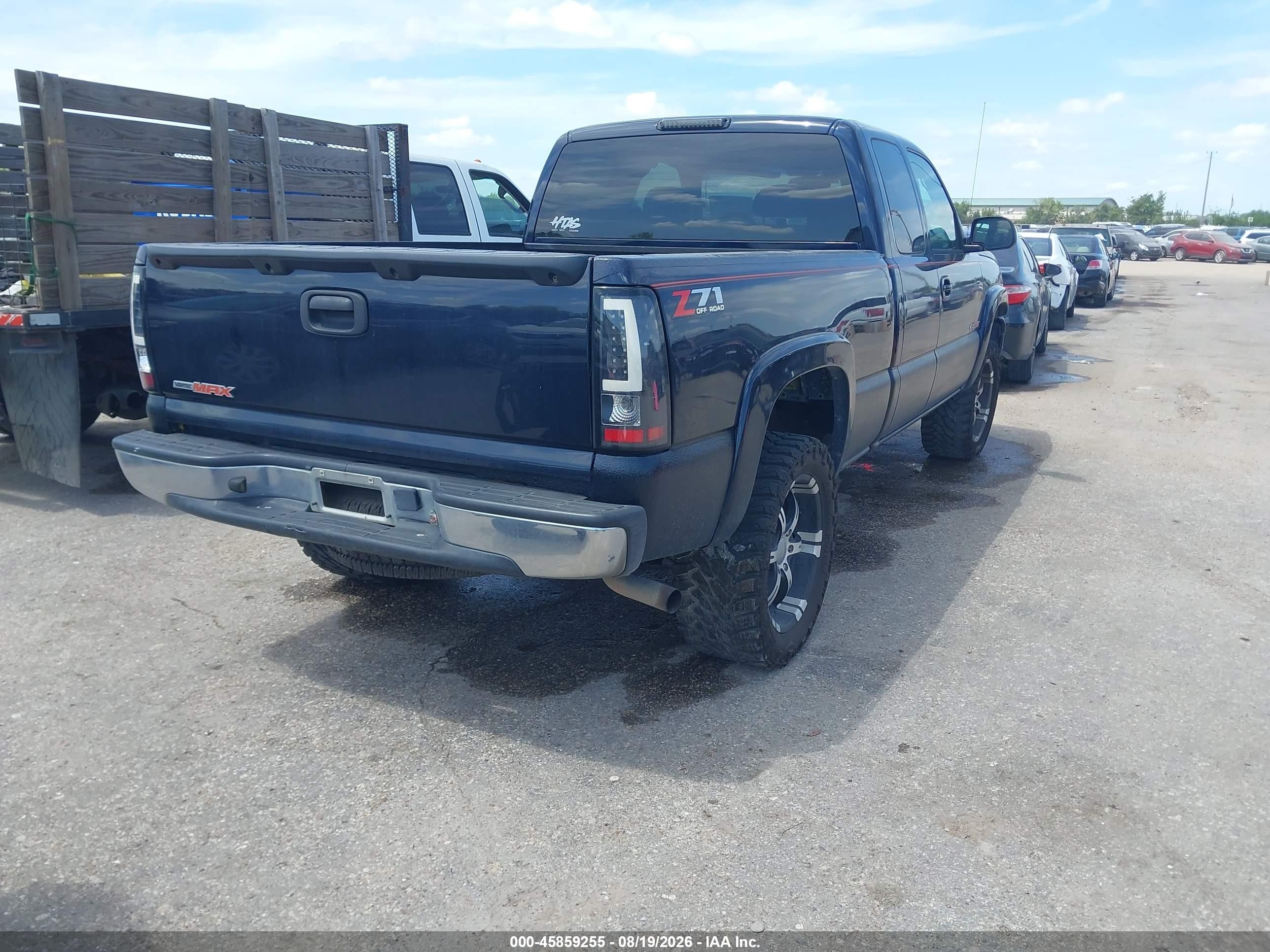 2005 Chevrolet Silverado 1500 Z71 Dark Blue vin: 1GCEK19B65Z289348