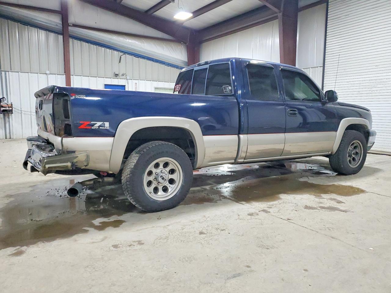 2006 Chevrolet Silverado K1500 Blue vin: 1GCEK19B66Z186349
