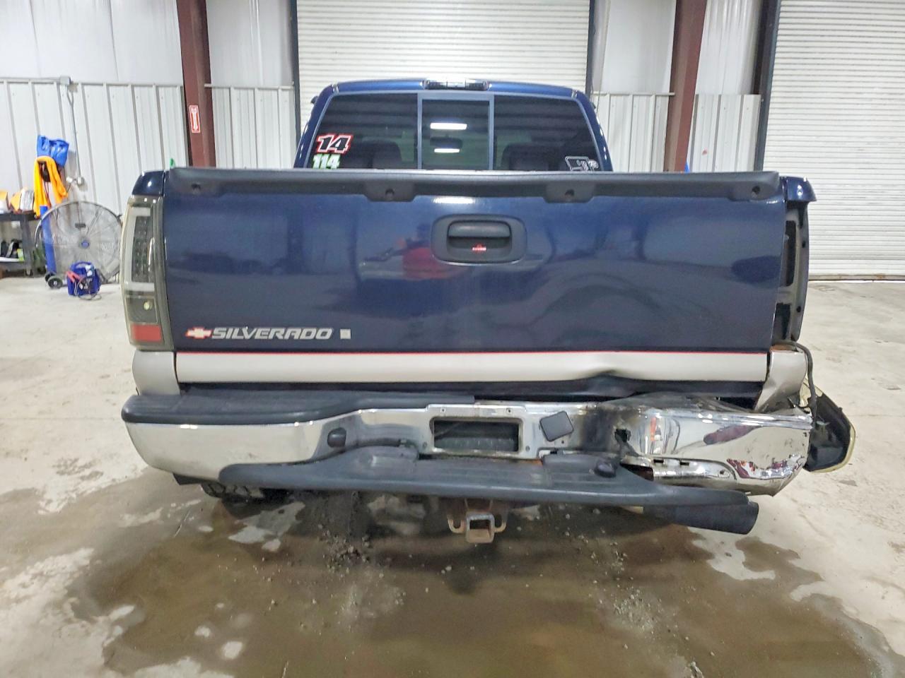 2006 Chevrolet Silverado K1500 Blue vin: 1GCEK19B66Z186349
