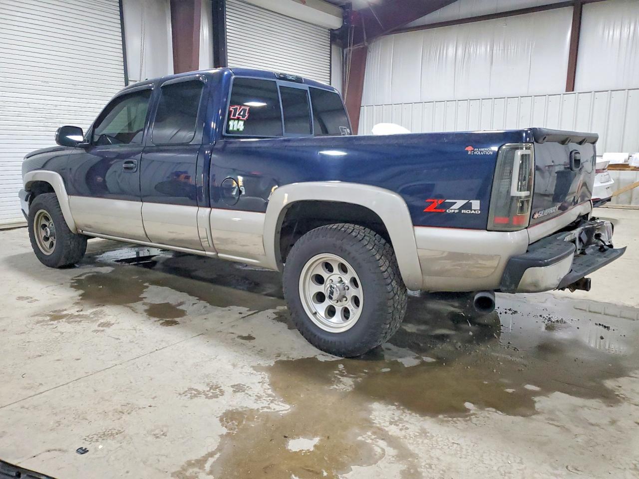 2006 Chevrolet Silverado K1500 Blue vin: 1GCEK19B66Z186349