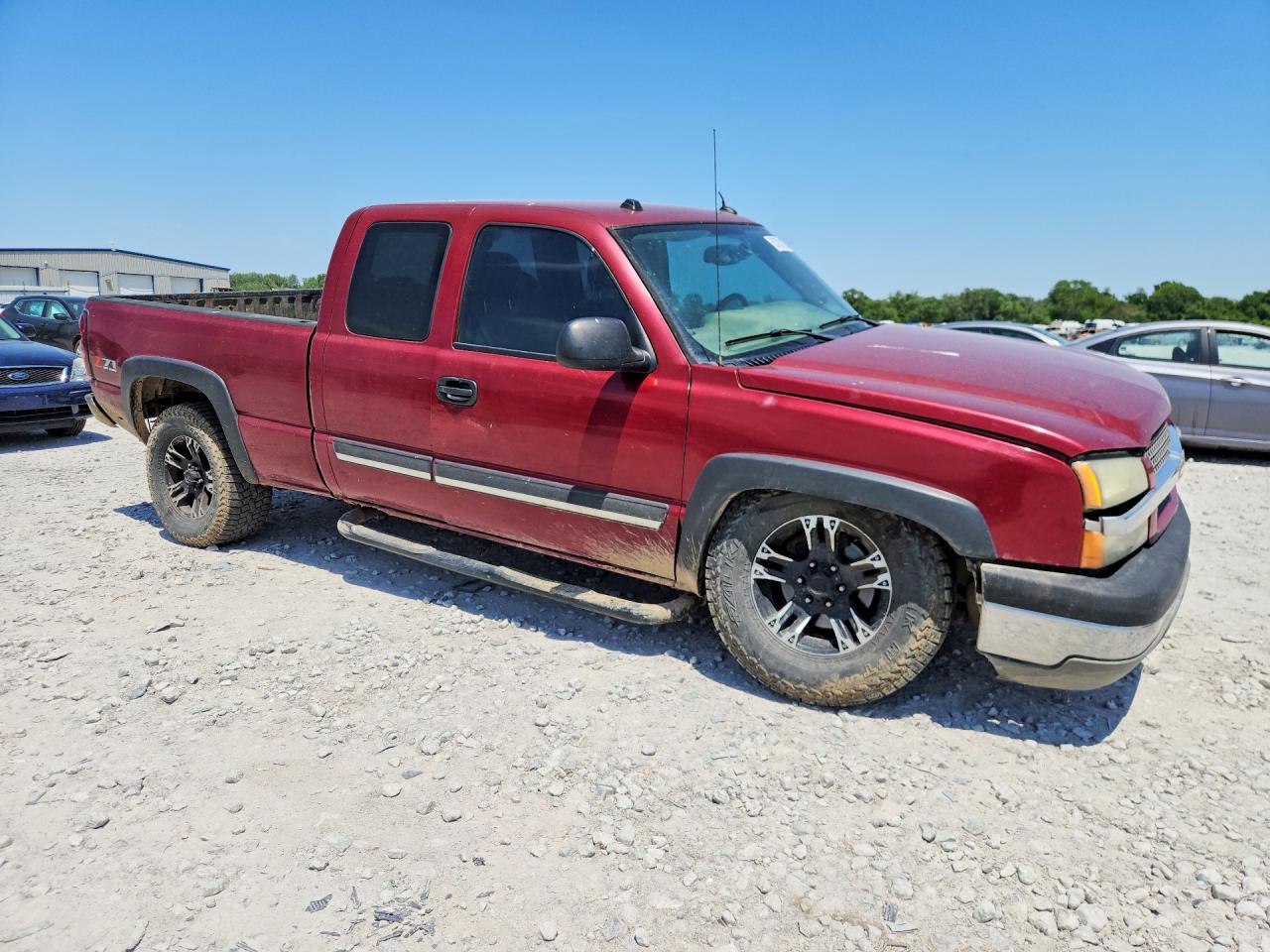 2005 Chevrolet Silverado K1500 Maroon vin: 1GCEK19B85E122349