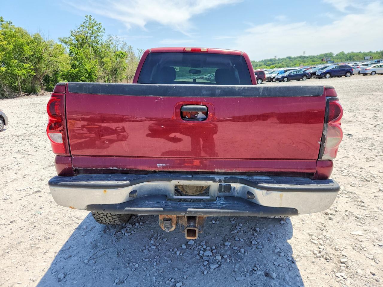 2005 Chevrolet Silverado K1500 Maroon vin: 1GCEK19B85E122349