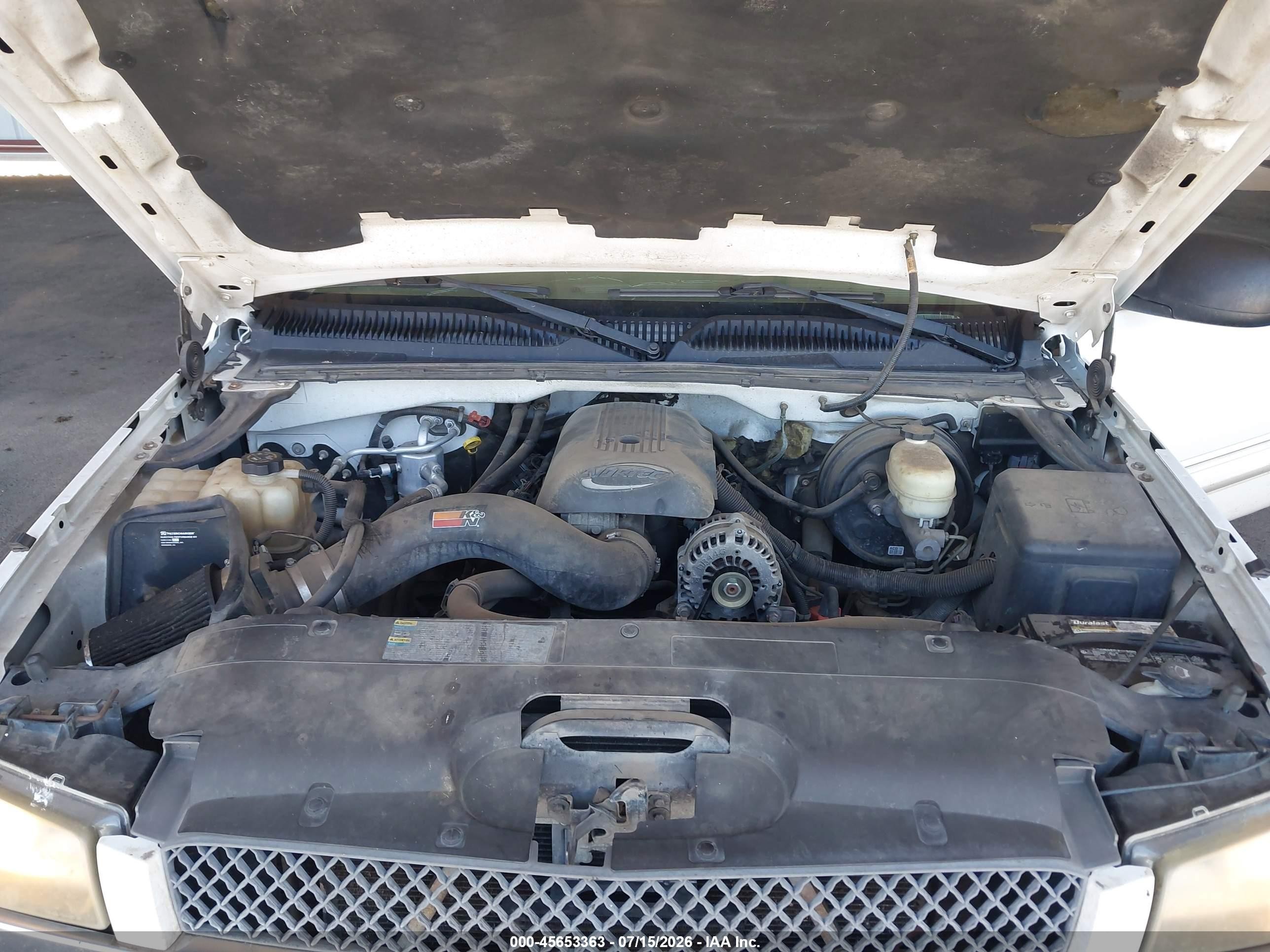 2005 Chevrolet Silverado 1500 Z71 White vin: 1GCEK19B85E129835