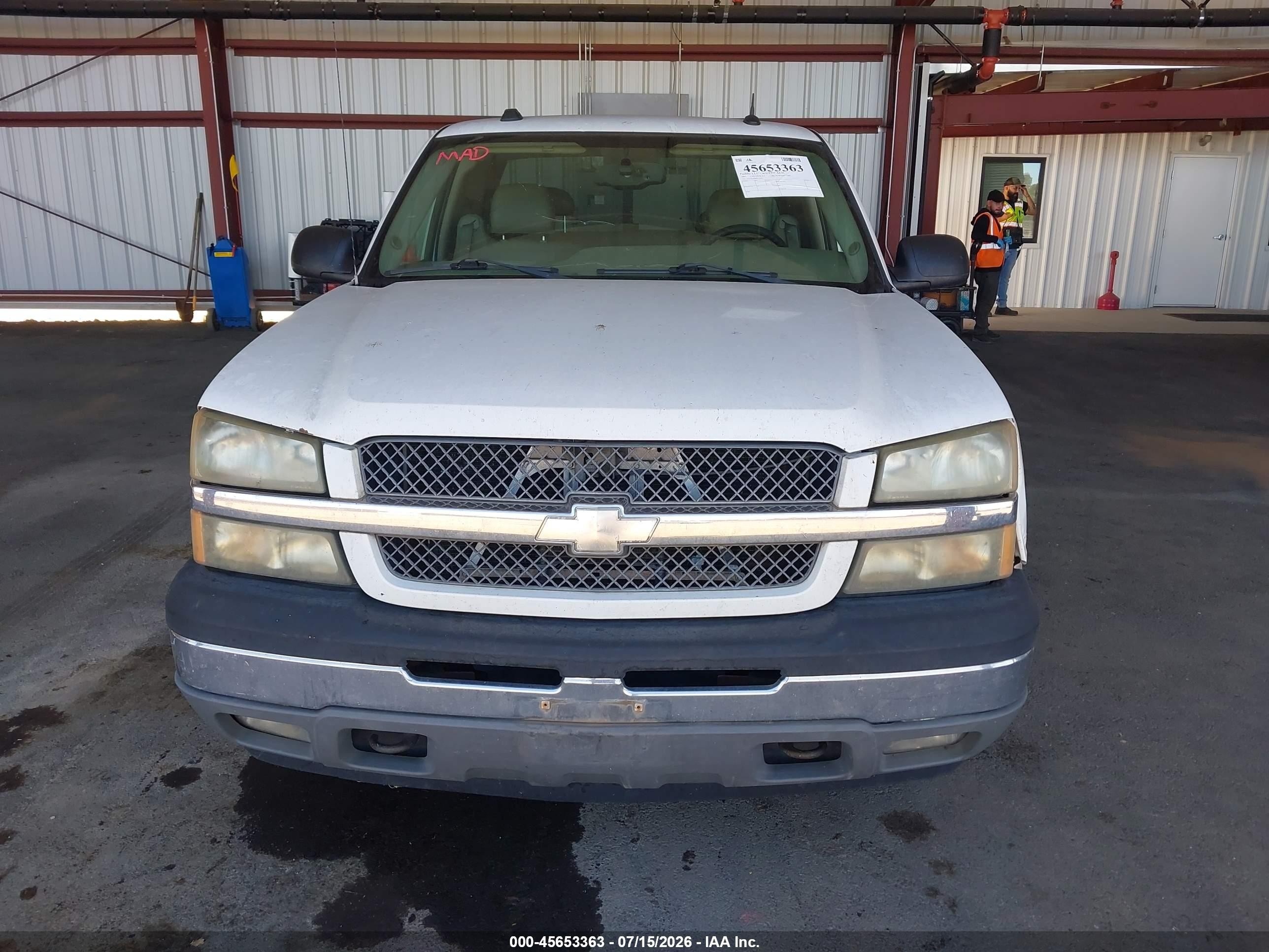 2005 Chevrolet Silverado 1500 Z71 White vin: 1GCEK19B85E129835