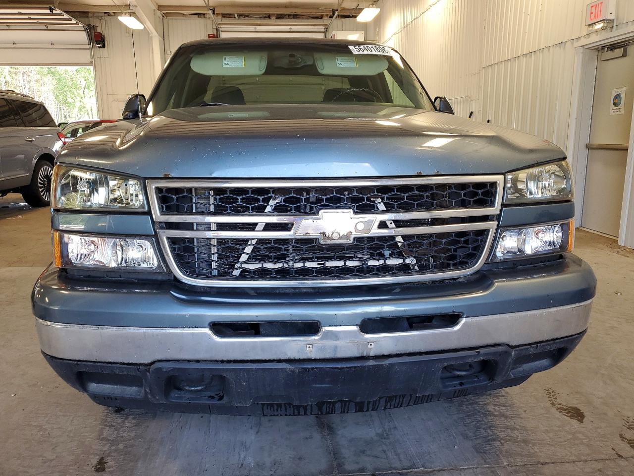 2006 Chevrolet Silverado K1500 Blue vin: 1GCEK19B86Z187728