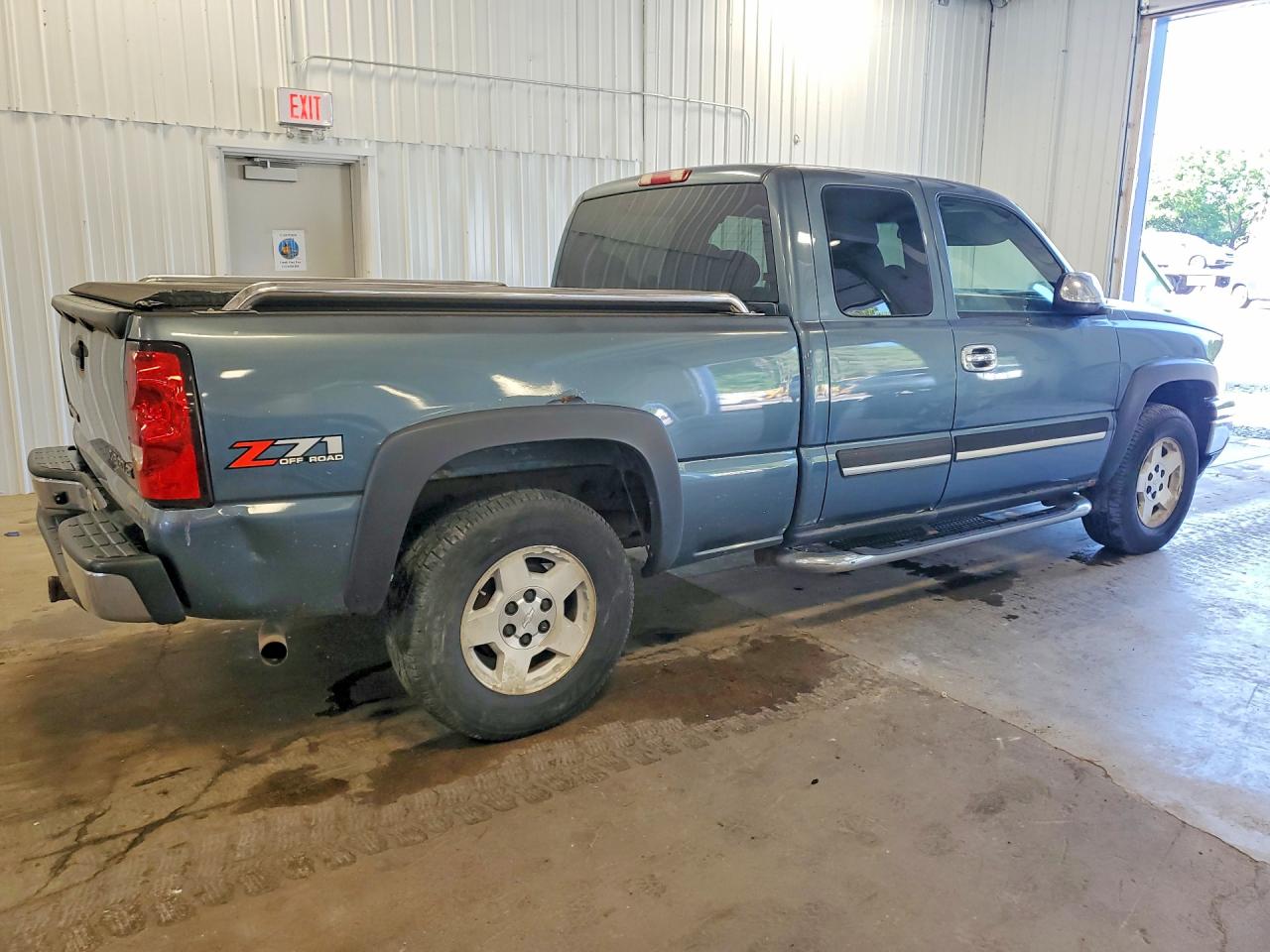 2006 Chevrolet Silverado K1500 Blue vin: 1GCEK19B86Z187728