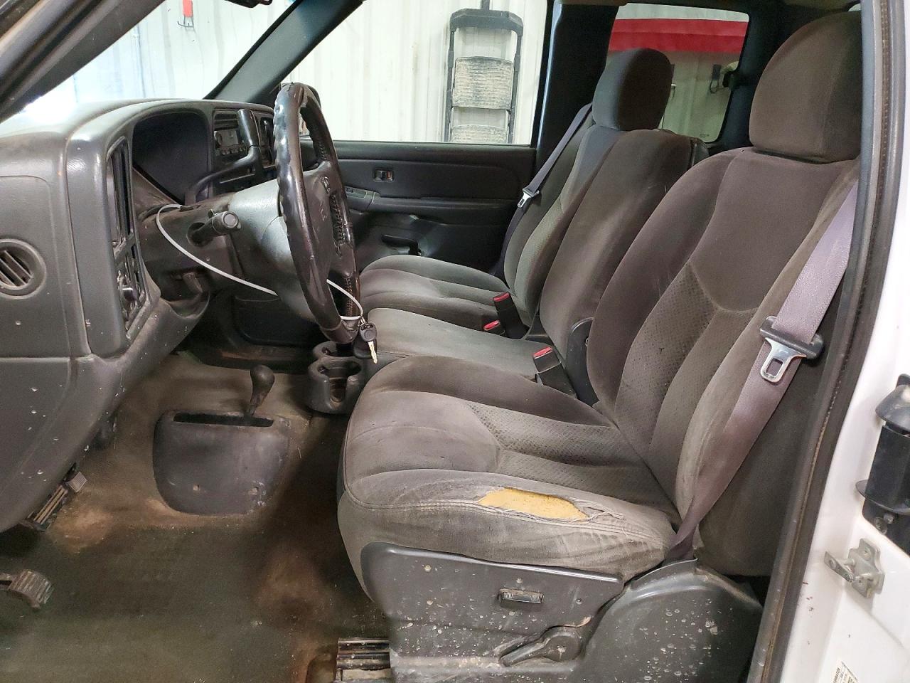 2006 Chevrolet Silverado K1500 White vin: 1GCEK19B86Z211431