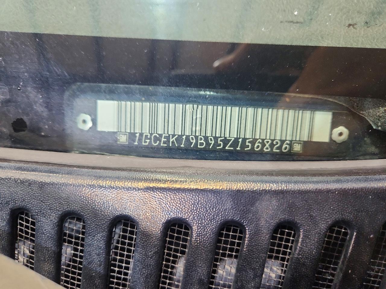 2005 Chevrolet Silverado K1500 Blue vin: 1GCEK19B95Z156826