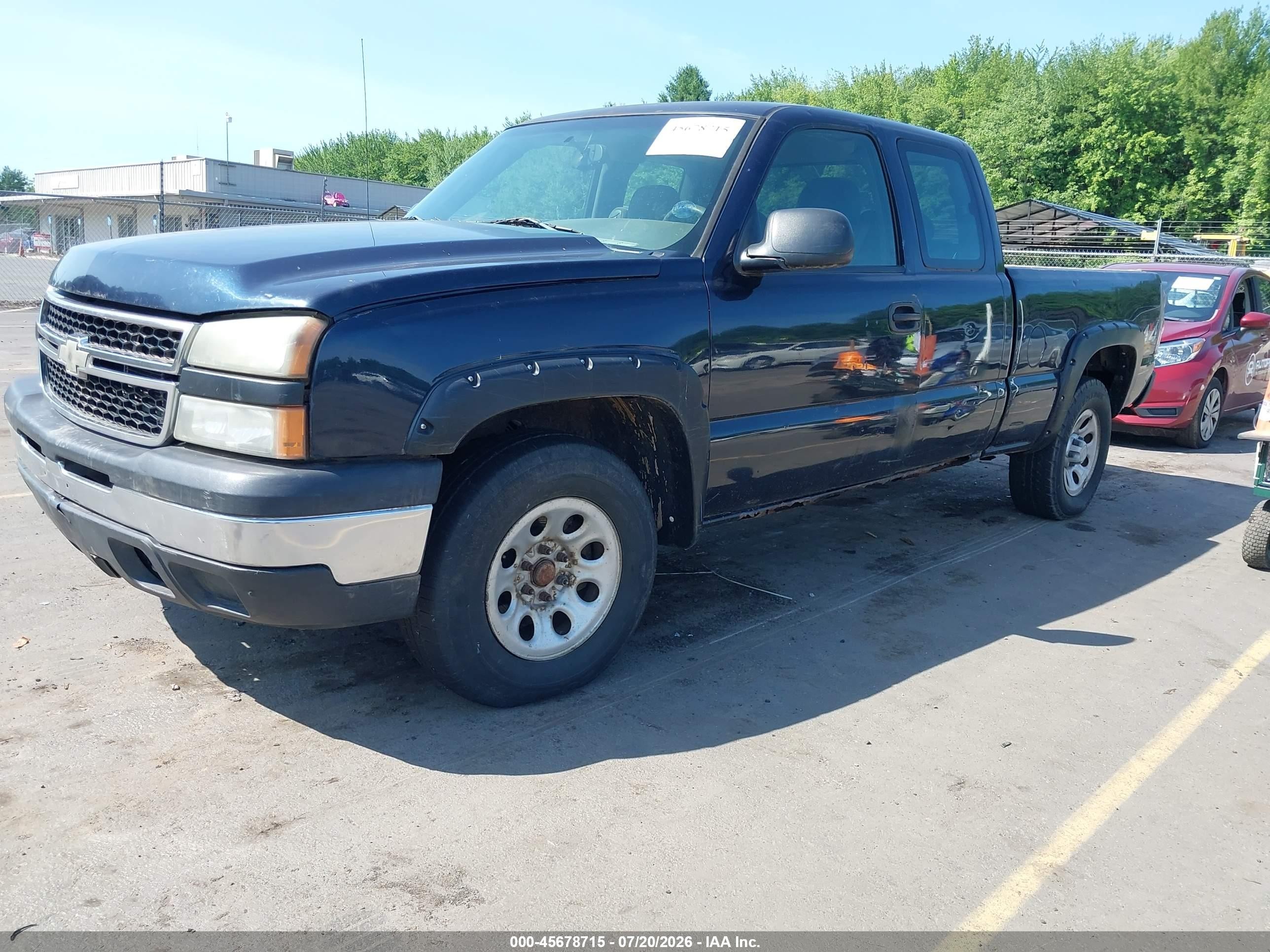 2006 Chevrolet Silverado 1500 Work Truck Black vin: 1GCEK19B96E230755