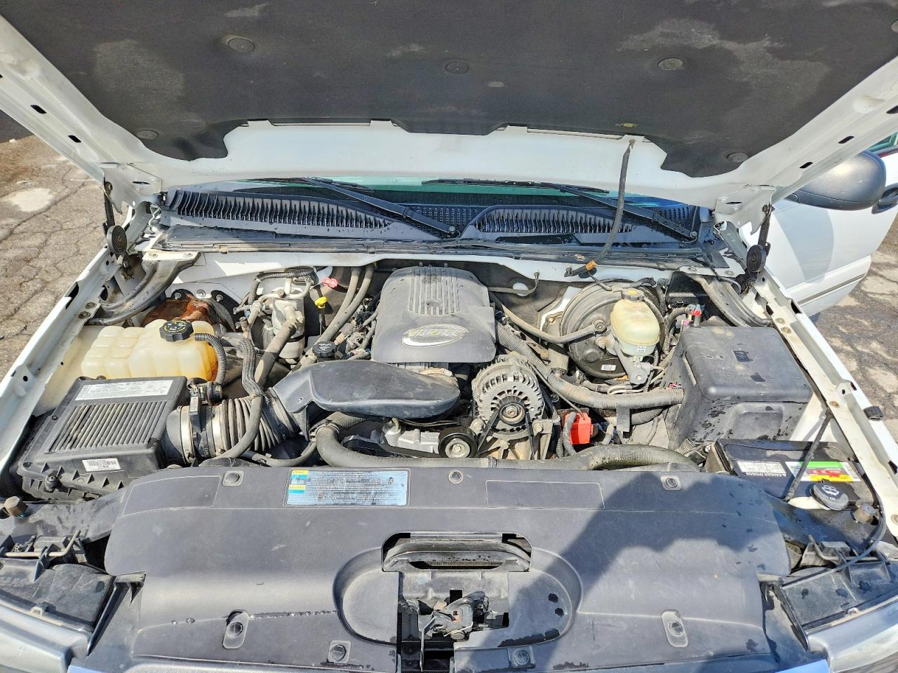 2006 Chevrolet Silverado K1500 White vin: 1GCEK19B96E255879