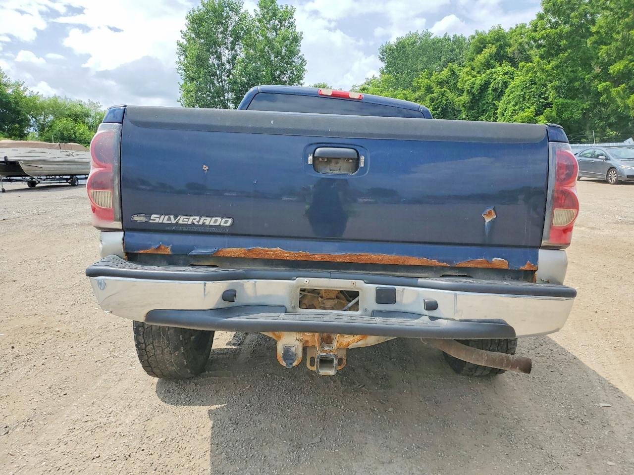 2006 Chevrolet Silverado K1500 Blue vin: 1GCEK19B96Z144161