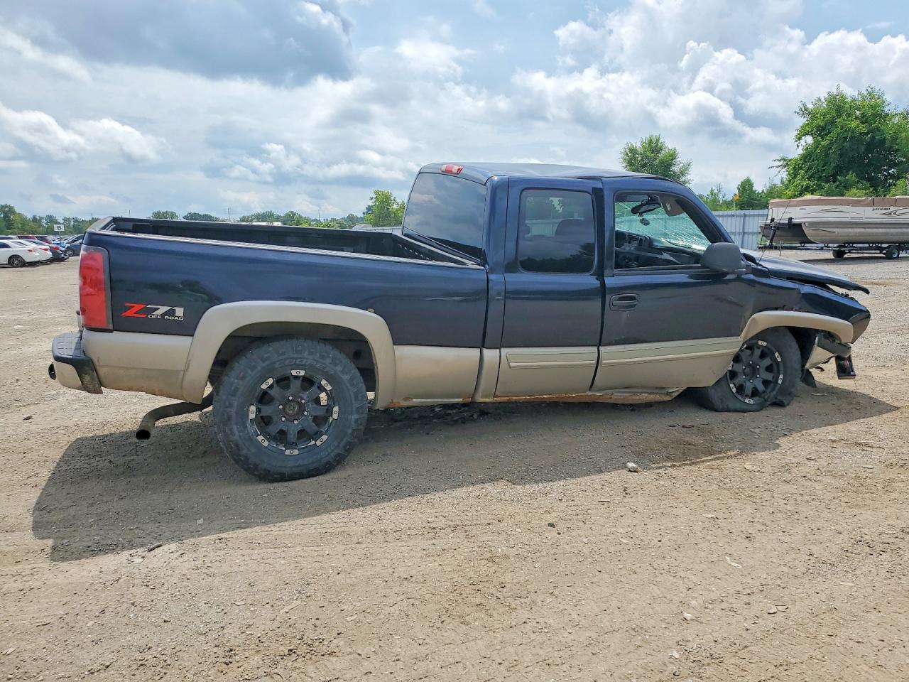 2006 Chevrolet Silverado K1500 Blue vin: 1GCEK19B96Z144161