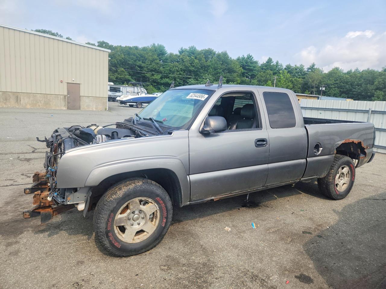 2006 Chevrolet Silverado K1500 Gray vin: 1GCEK19B96Z216900