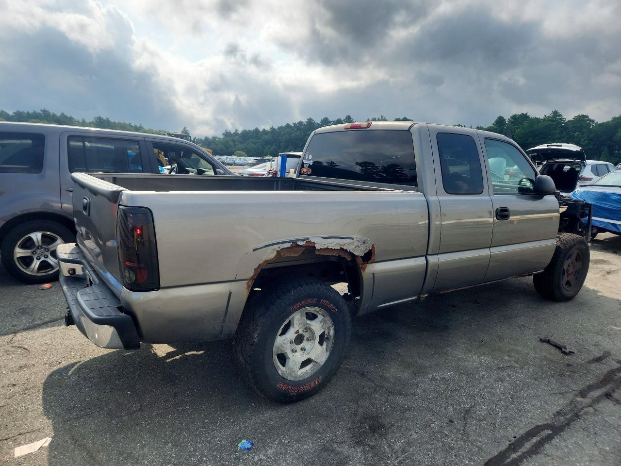 2006 Chevrolet Silverado K1500 Gray vin: 1GCEK19B96Z216900