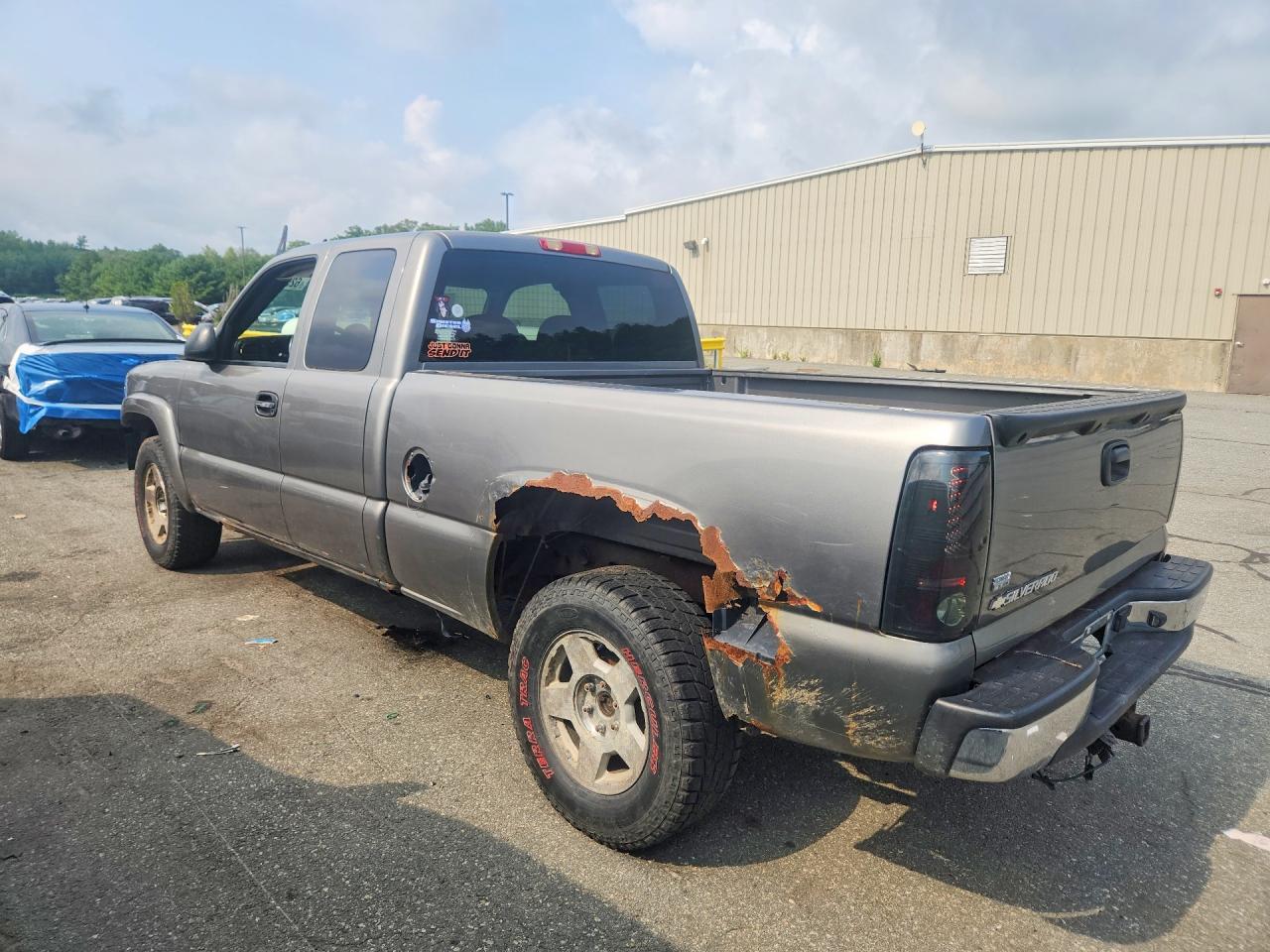 2006 Chevrolet Silverado K1500 Gray vin: 1GCEK19B96Z216900