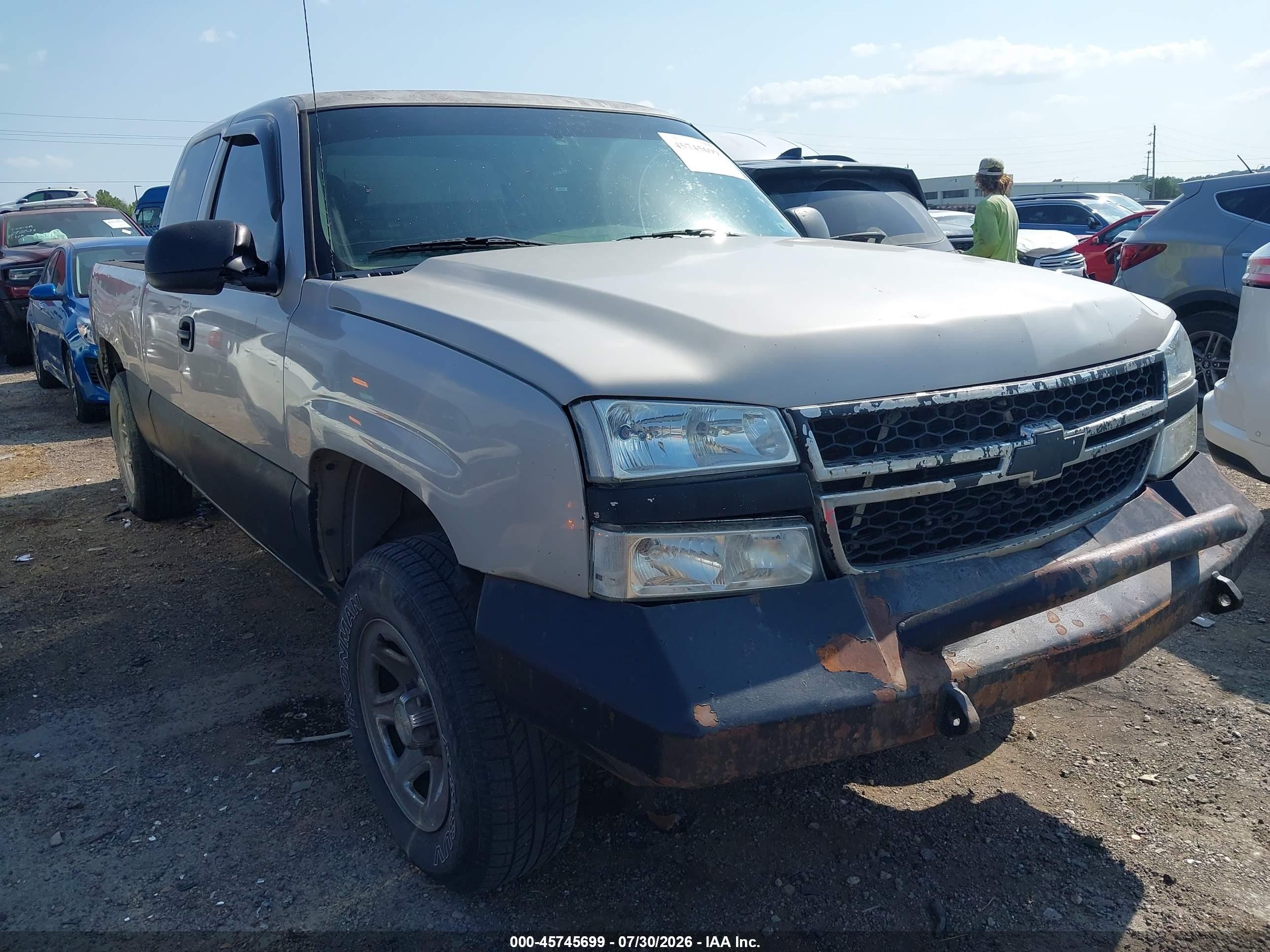 2006 Chevrolet Silverado 1500 Lt1 Gray vin: 1GCEK19B96Z230098