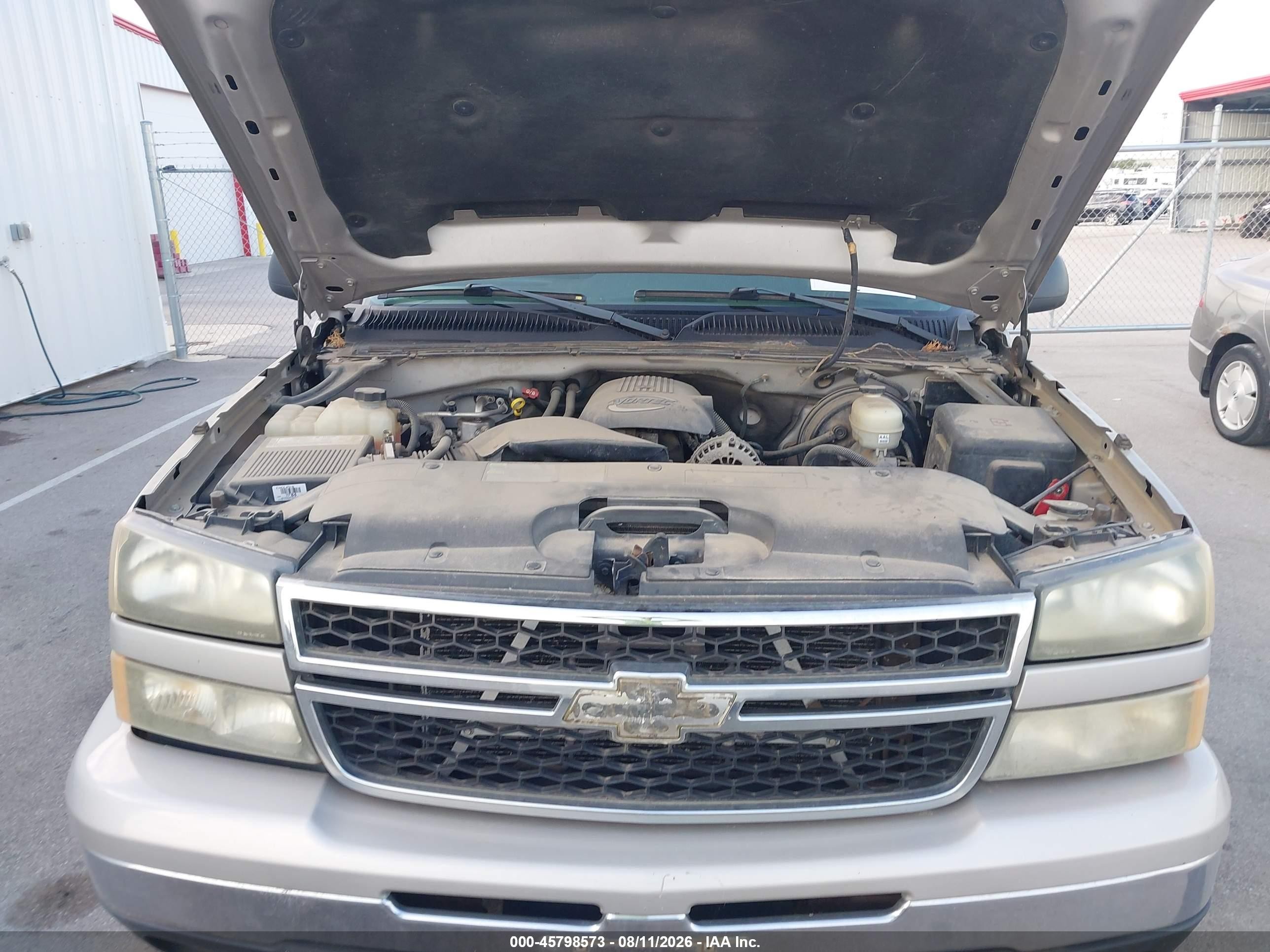 2006 Chevrolet Silverado 1500 Lt2 Silver vin: 1GCEK19B96Z253770