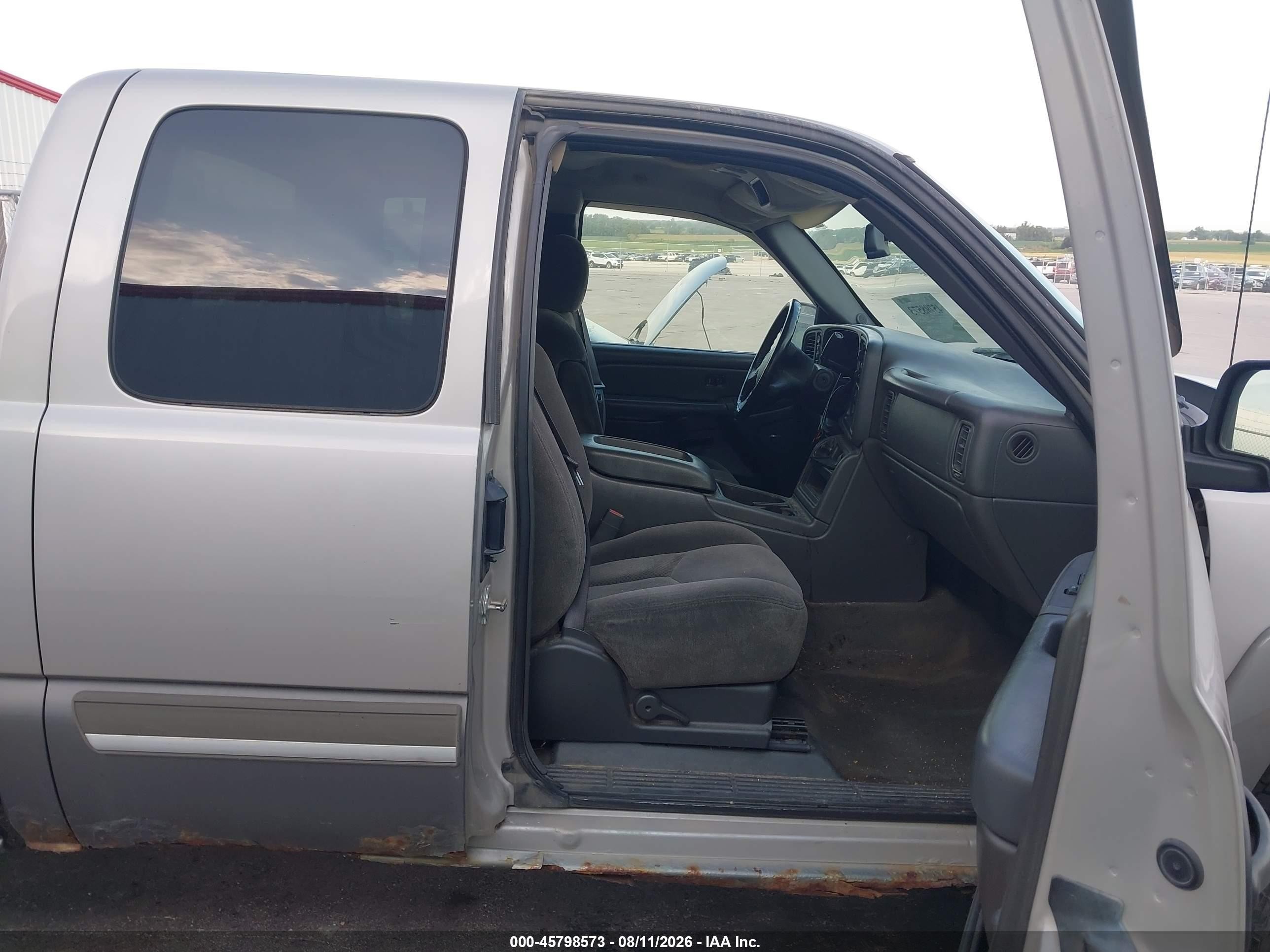 2006 Chevrolet Silverado 1500 Lt2 Silver vin: 1GCEK19B96Z253770