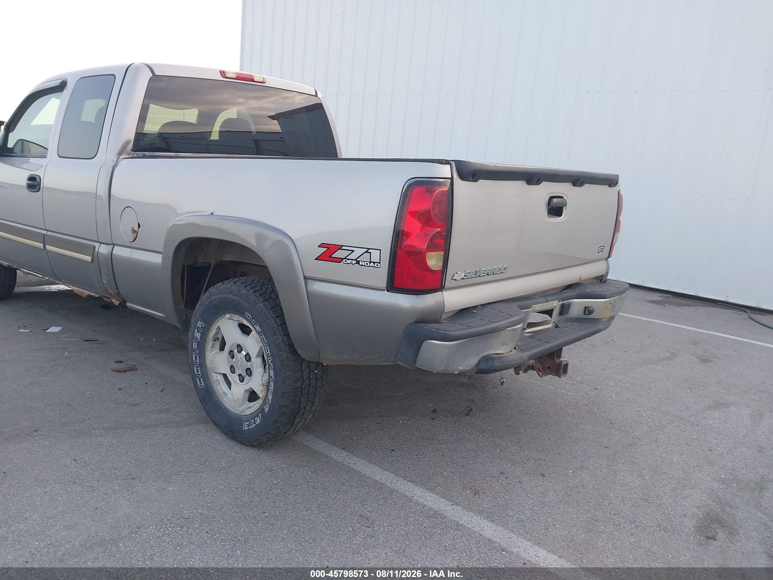 2006 Chevrolet Silverado 1500 Lt2 Silver vin: 1GCEK19B96Z253770