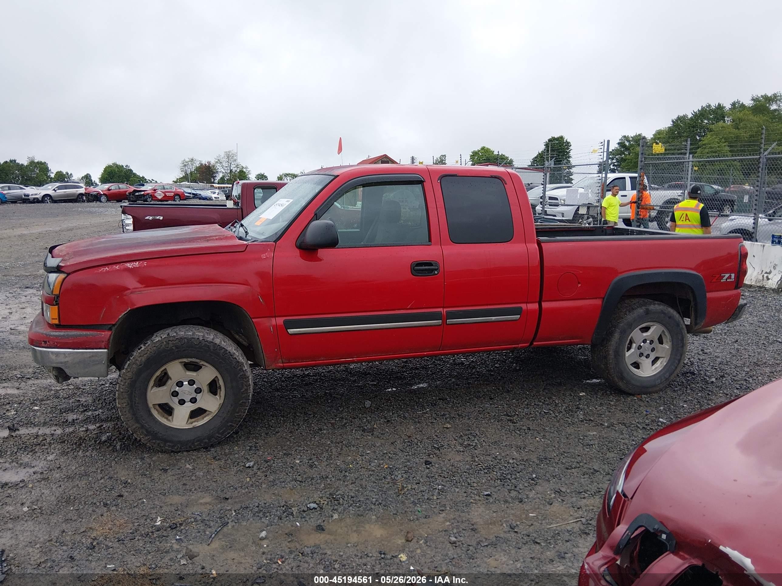 2006 Chevrolet Silverado 1500 Lt1 Red vin: 1GCEK19B96Z261772