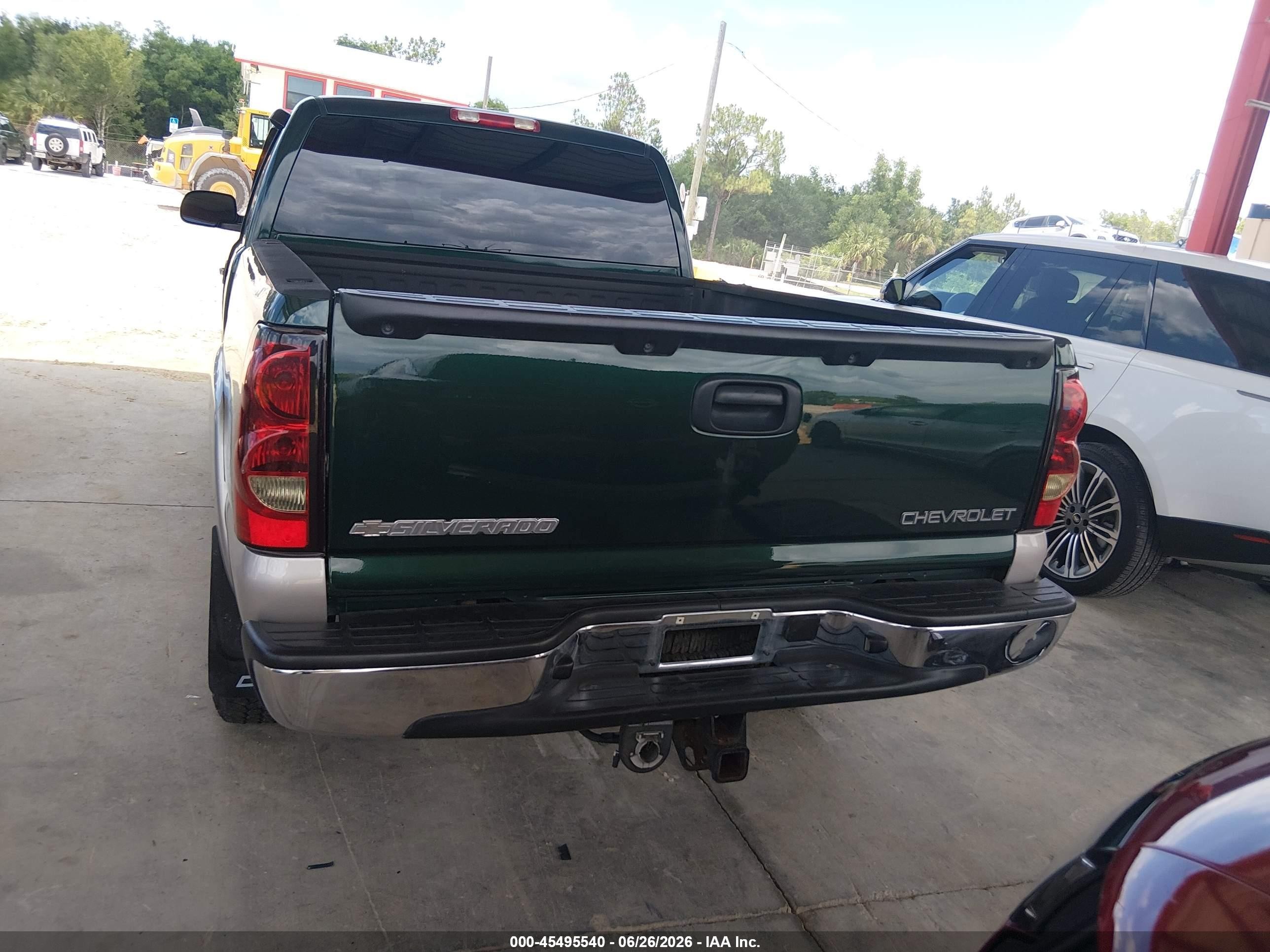 2005 Chevrolet Silverado 1500 Z71 Green vin: 1GCEK19BX5Z204317