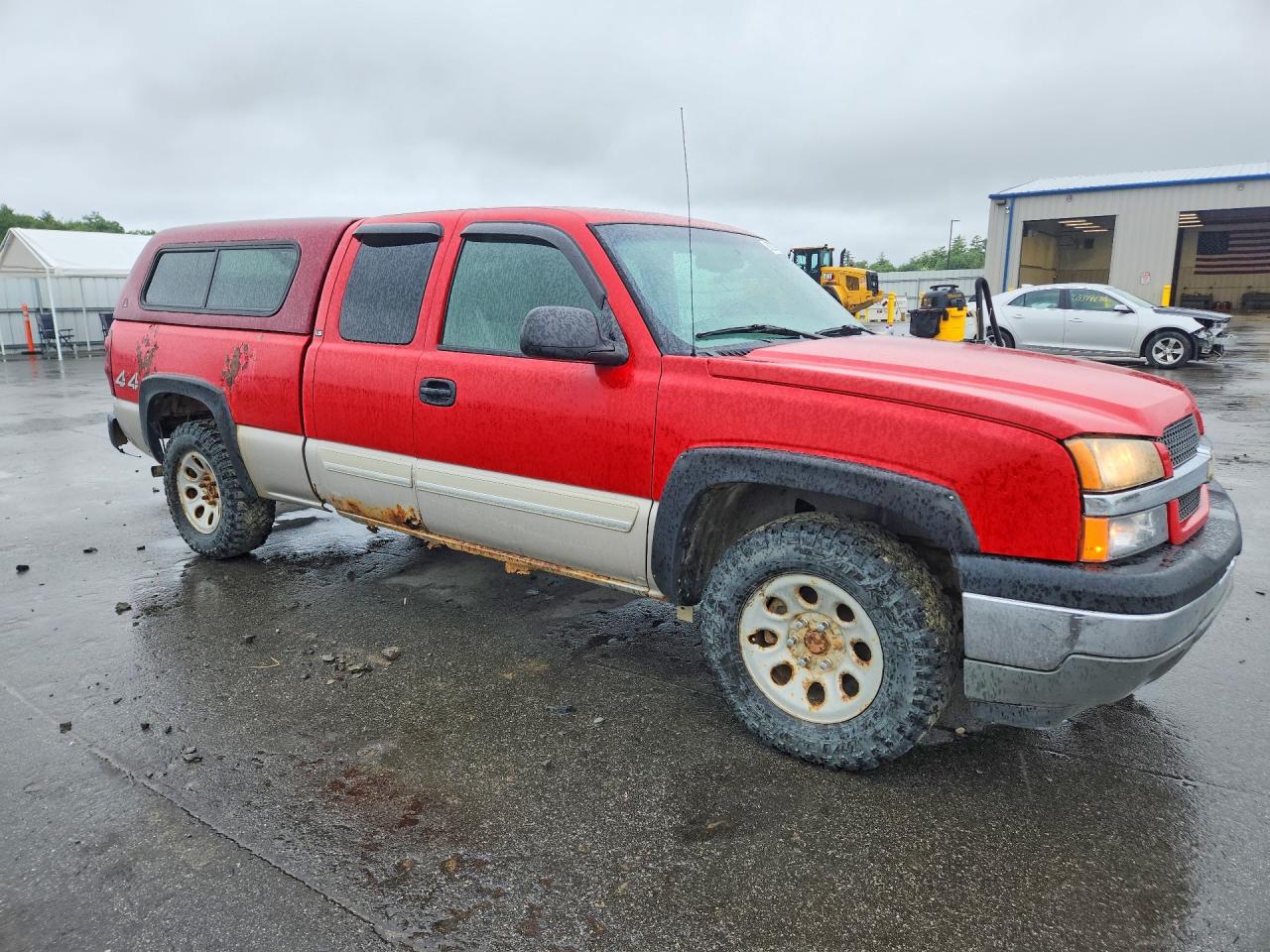2005 Chevrolet Silverado K1500 Red vin: 1GCEK19BX5Z336980