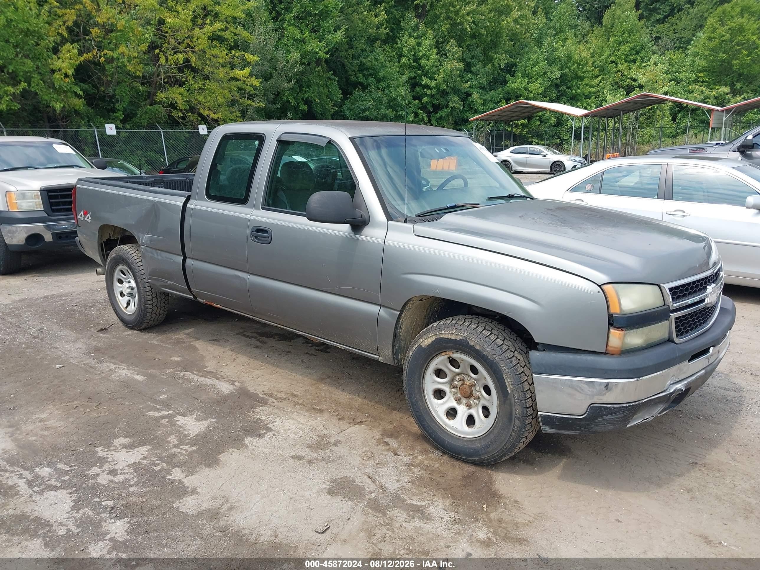 2006 Chevrolet Silverado 1500 Work Truck Gray vin: 1GCEK19BX6Z175550