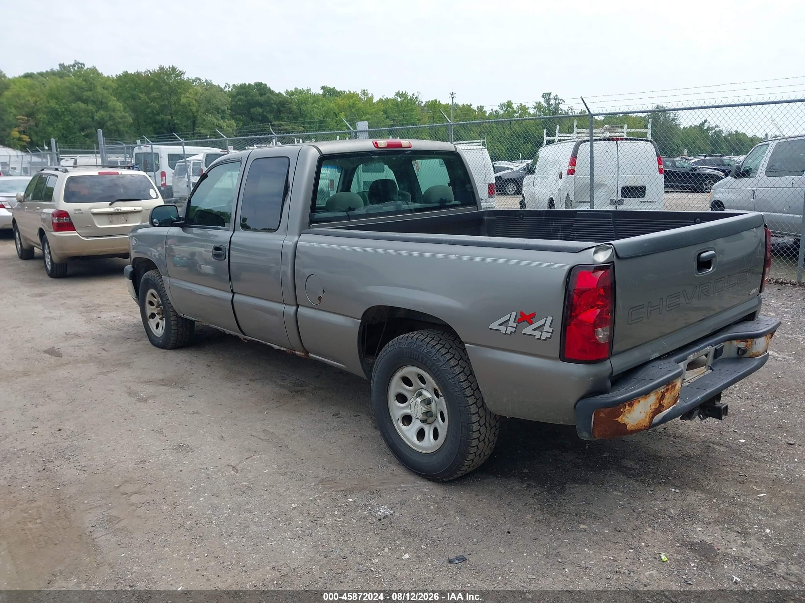 2006 Chevrolet Silverado 1500 Work Truck Gray vin: 1GCEK19BX6Z175550