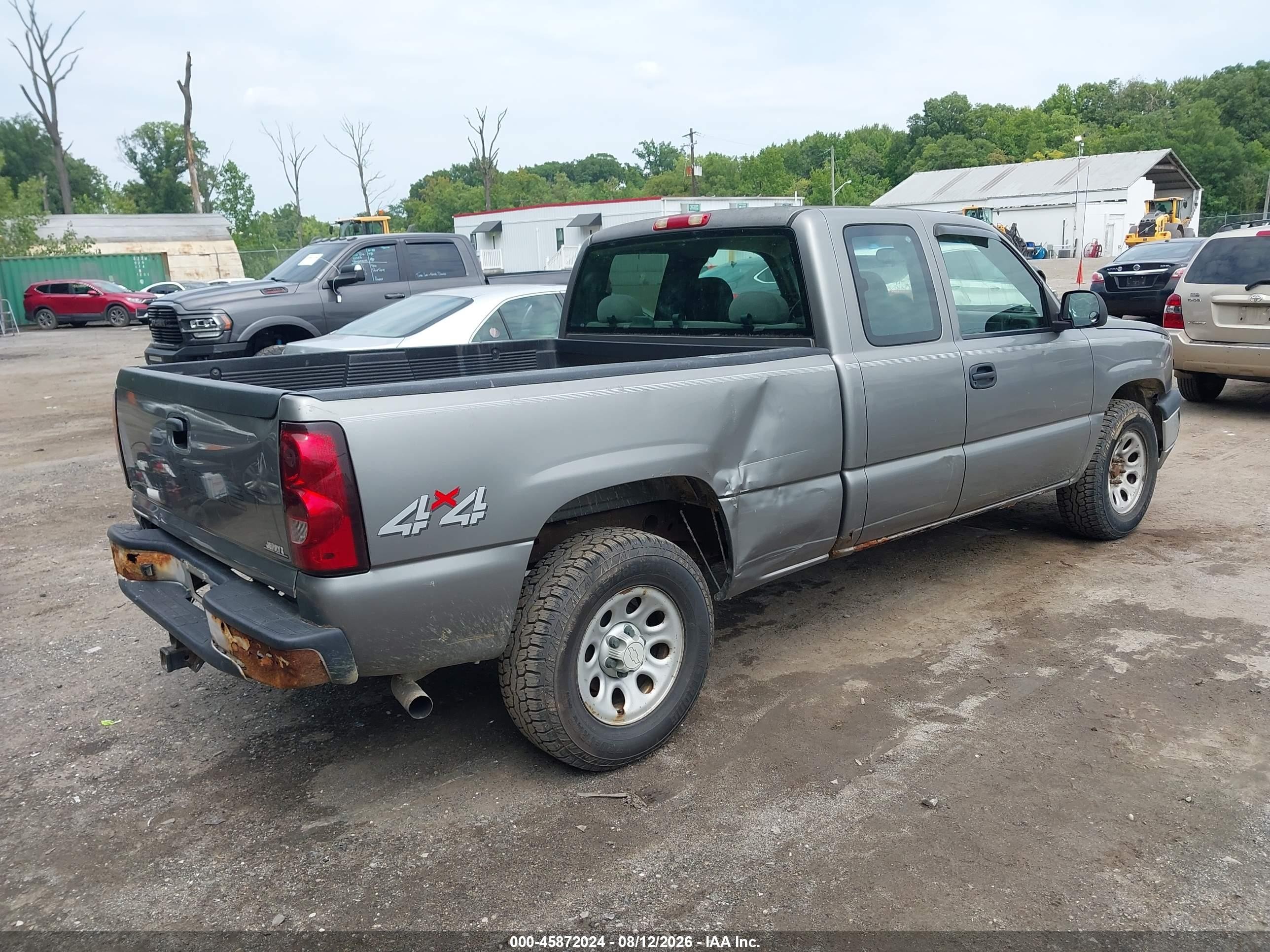 2006 Chevrolet Silverado 1500 Work Truck Gray vin: 1GCEK19BX6Z175550