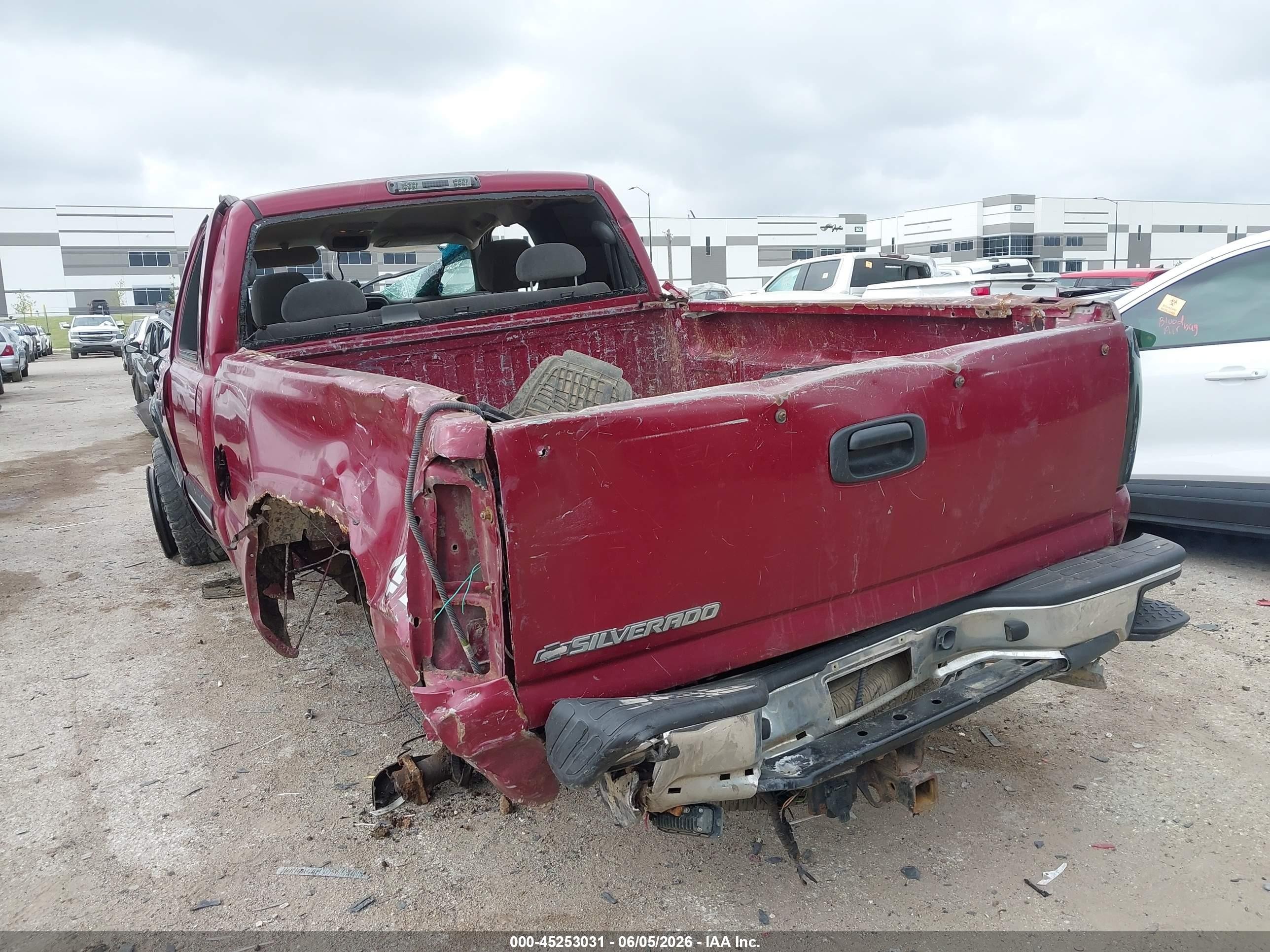 2006 Chevrolet Silverado 1500 Lt1 Red vin: 1GCEK19BX6Z203198
